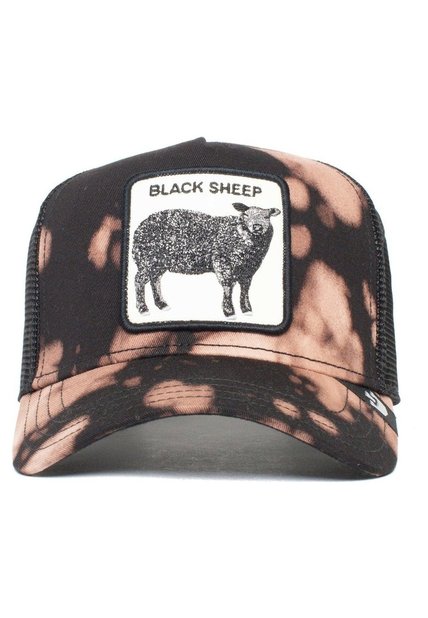 GORRA GOORIN BROS NEGRA TYE DYE ACID SHEEP TRUCKER CAP - AREA ZERO