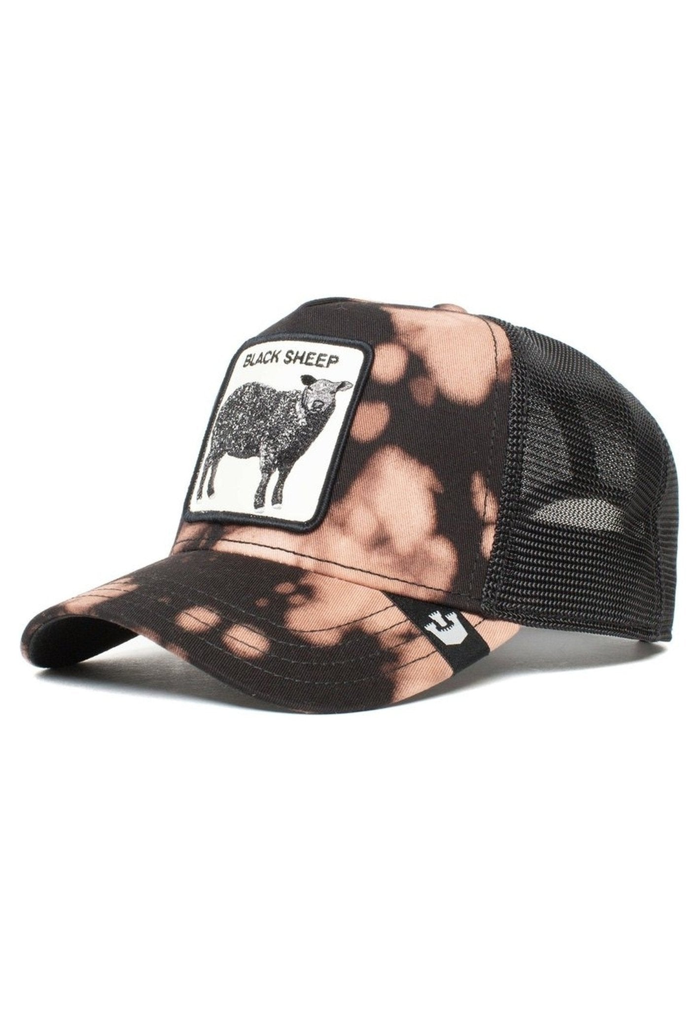 GORRA GOORIN BROS NEGRA TYE DYE ACID SHEEP TRUCKER CAP - AREA ZERO