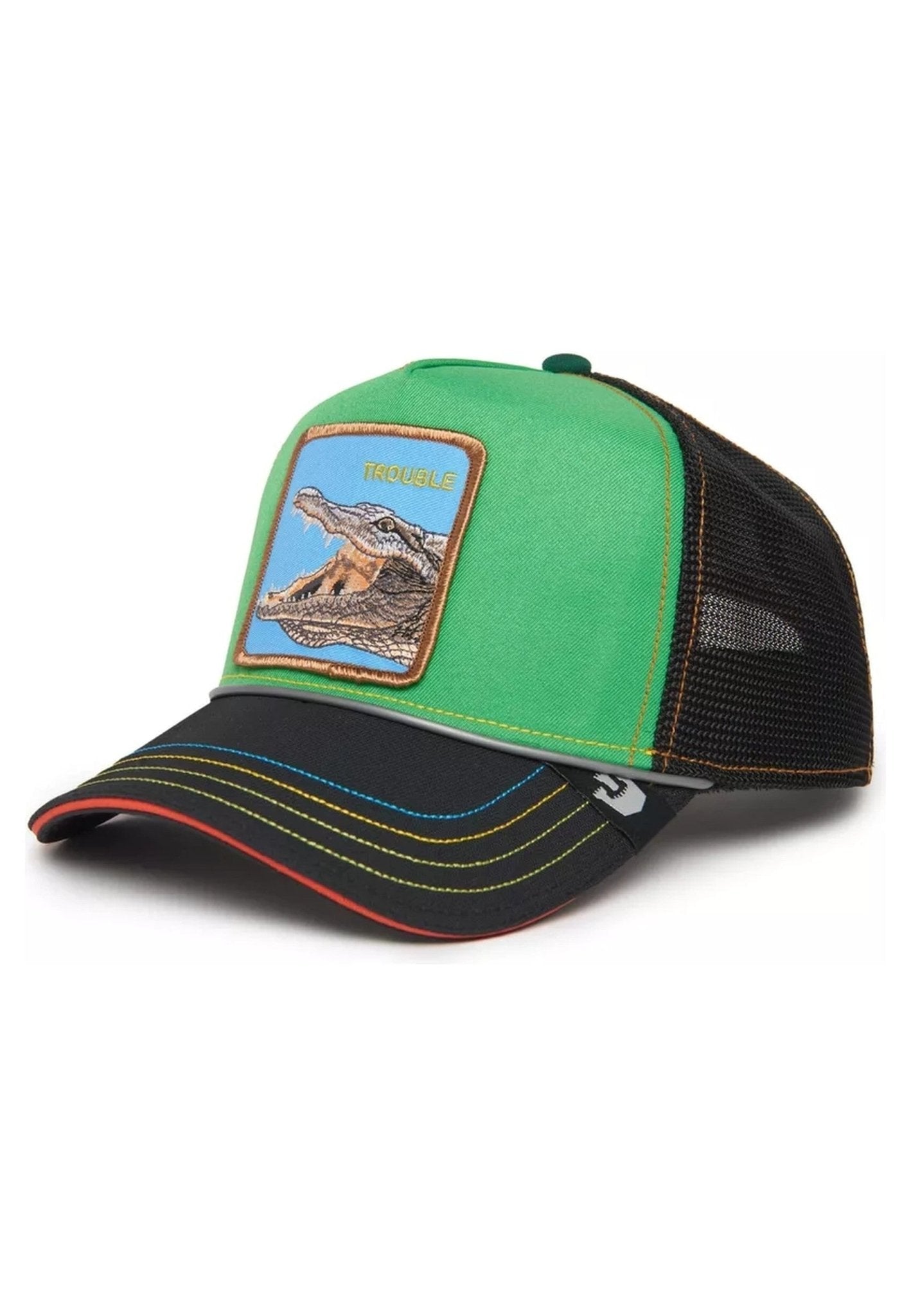 GORRA GOORIN BROS VERDE COCODRILO 32 IN TWENTY TRUCKER CAP - AREA ZERO