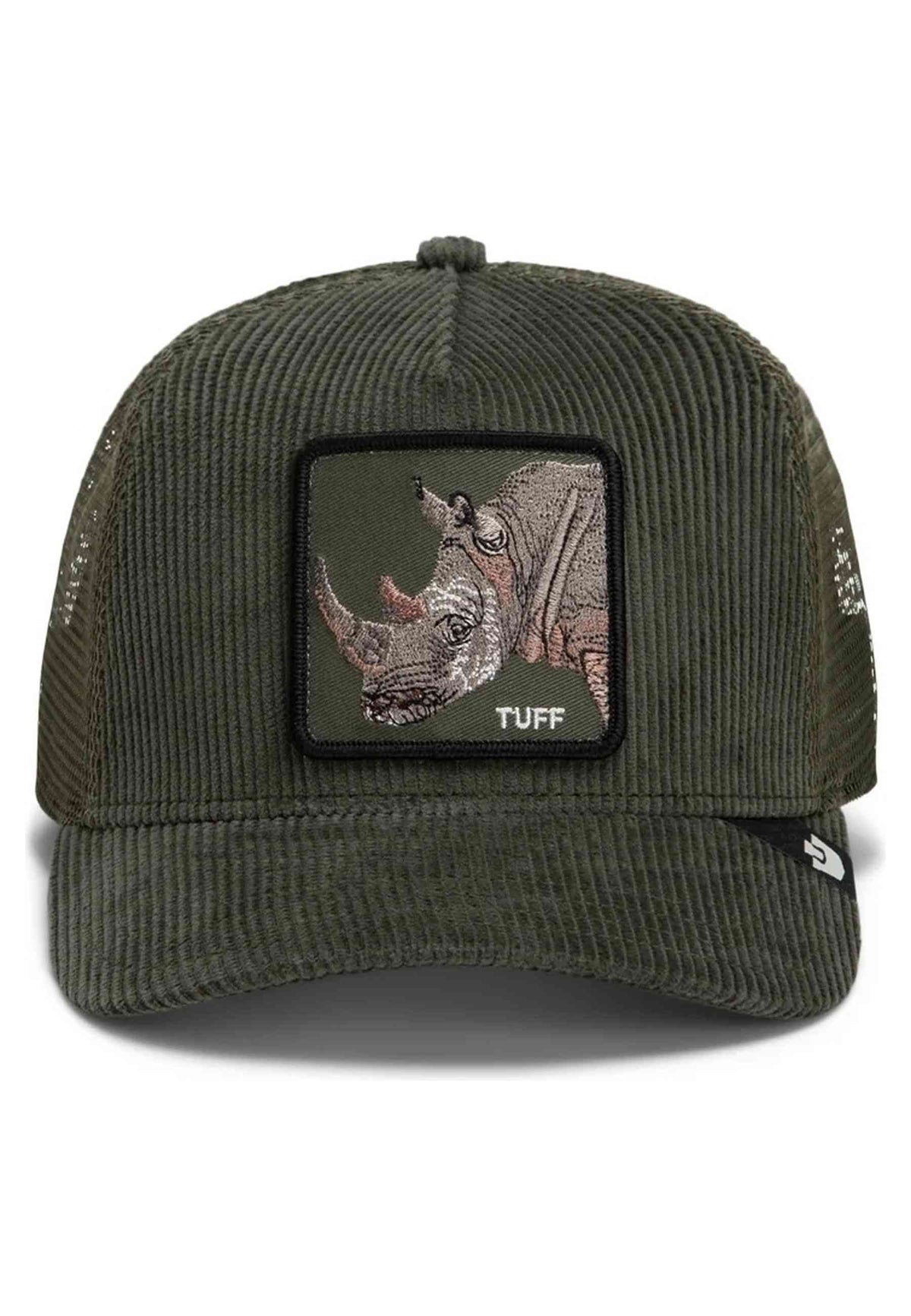 GORRA GOORIN BROS VERDE PANA RINOCERONTE CORDUROY PALM TRUCKER CAP