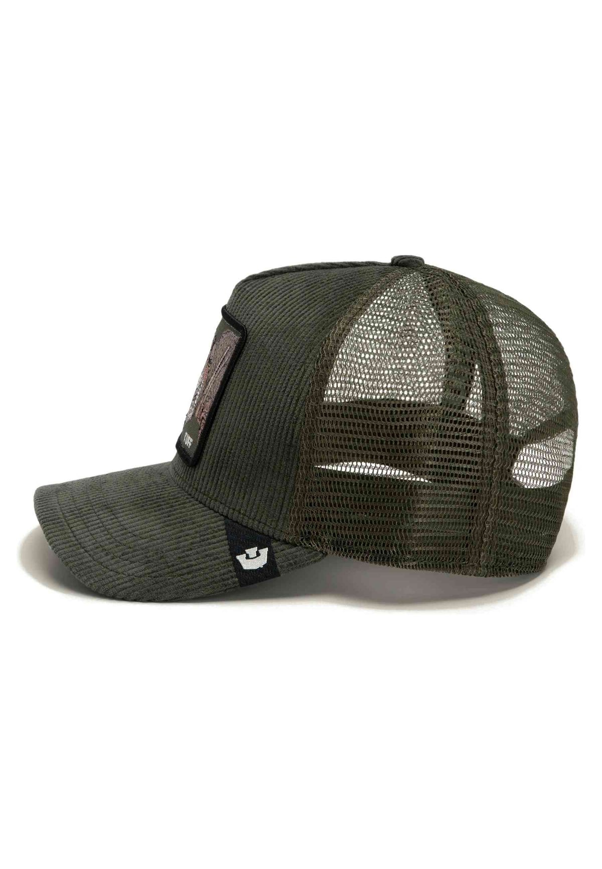 GORRA GOORIN BROS VERDE PANA RINOCERONTE CORDUROY PALM TRUCKER CAP