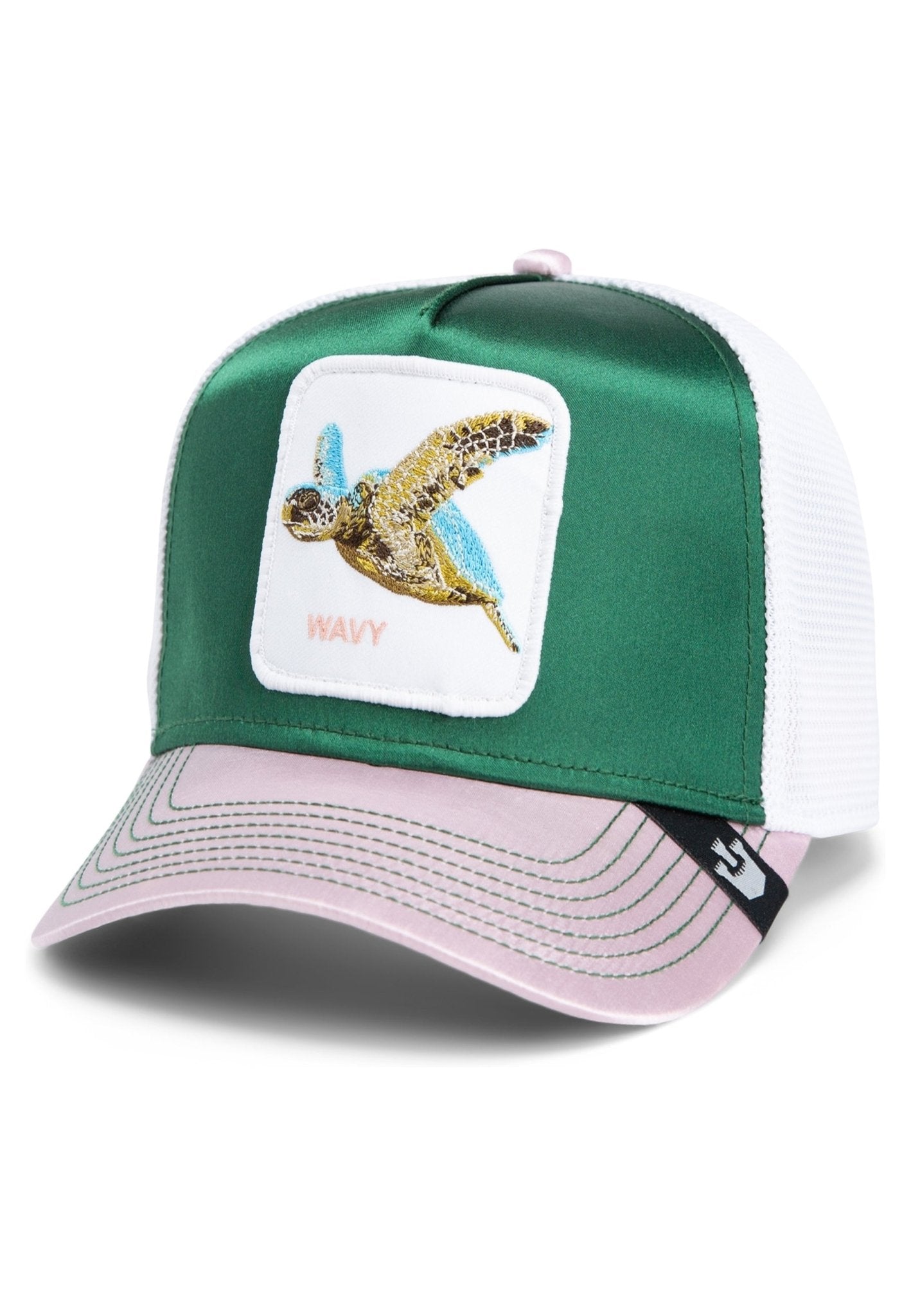 GORRA GOORIN BROS VERDE TORTUGA ALLABLUR SATIN TRUCKER CAP - AREA ZERO