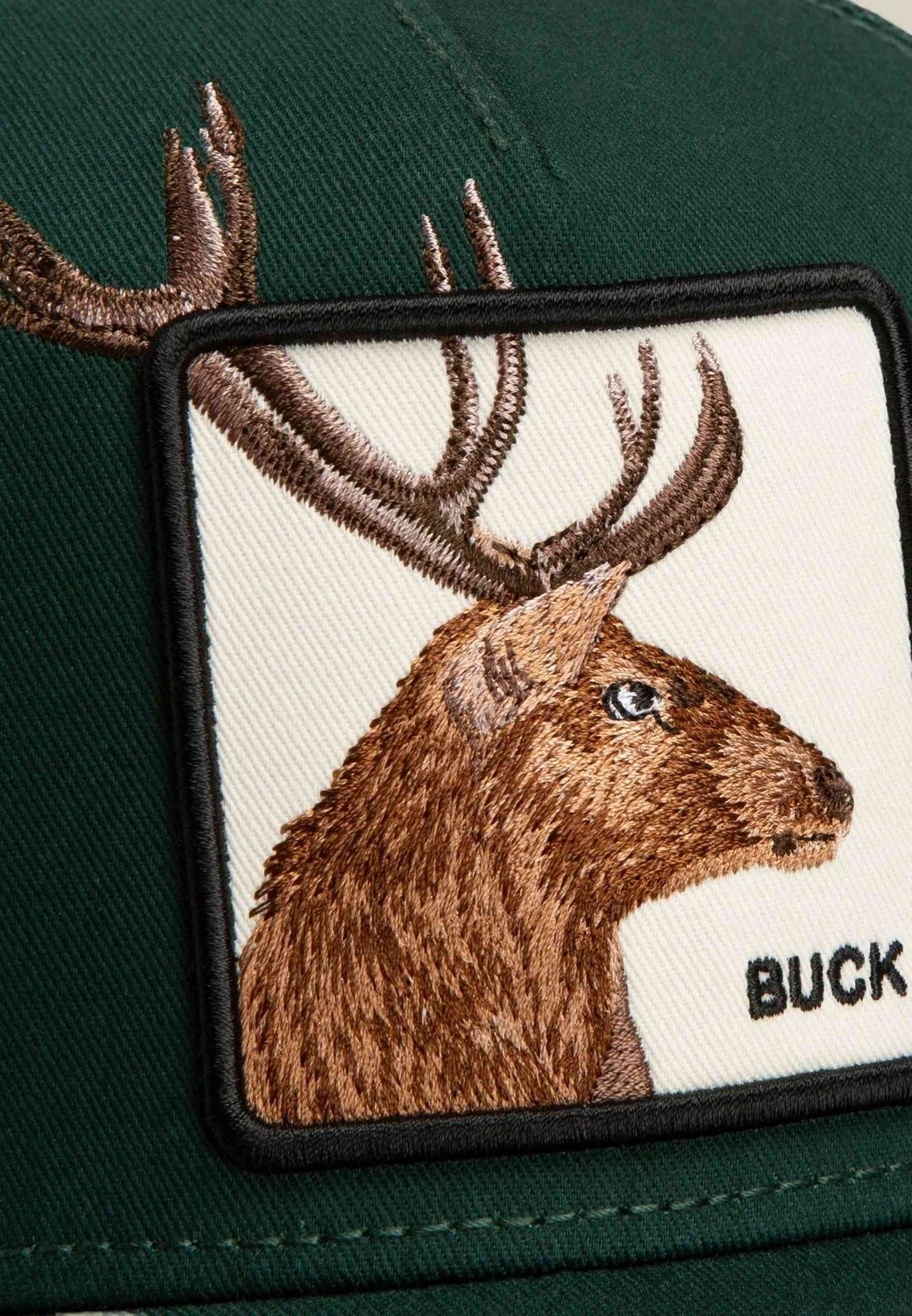 GORRA GOORIN GROS VERDE CIERVO OVER THE LINE BUCK TRUCKER CAP