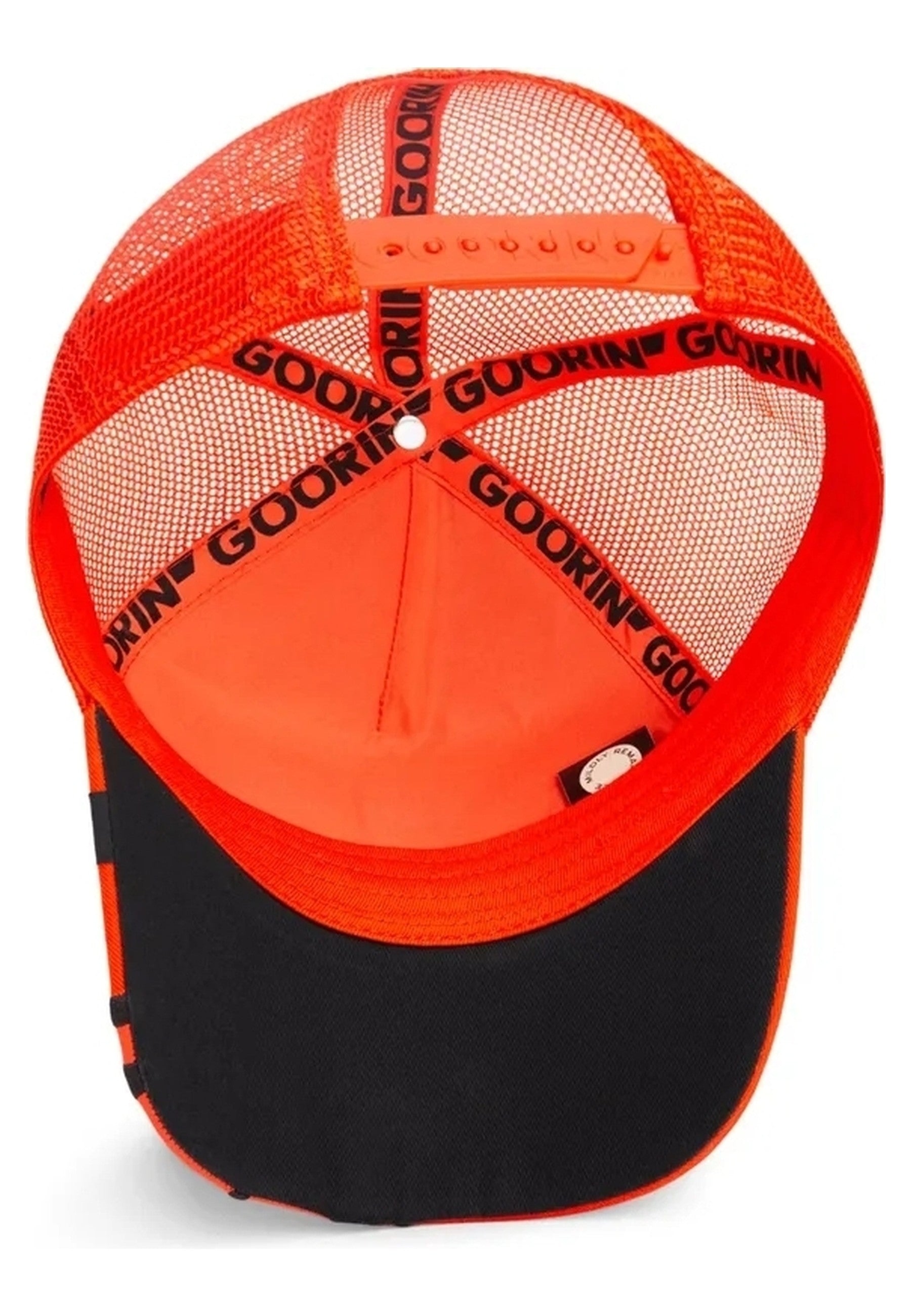 GORRA GOORIN ROJA LLAMAS LEOPARDO BLAZING FLAMES TRUCKER CAP