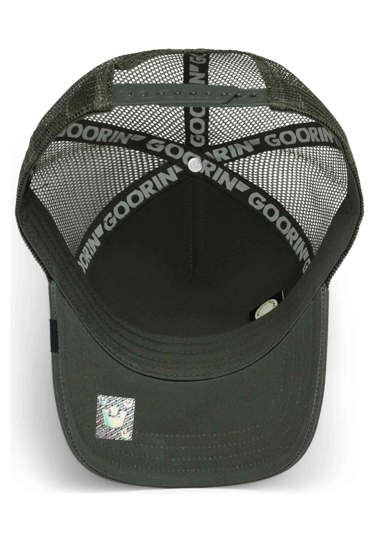 GORRA GOORIN BROS VERDE SERPIENTE CIRCLE OF VICIOUS TONED TRUCKER CAP