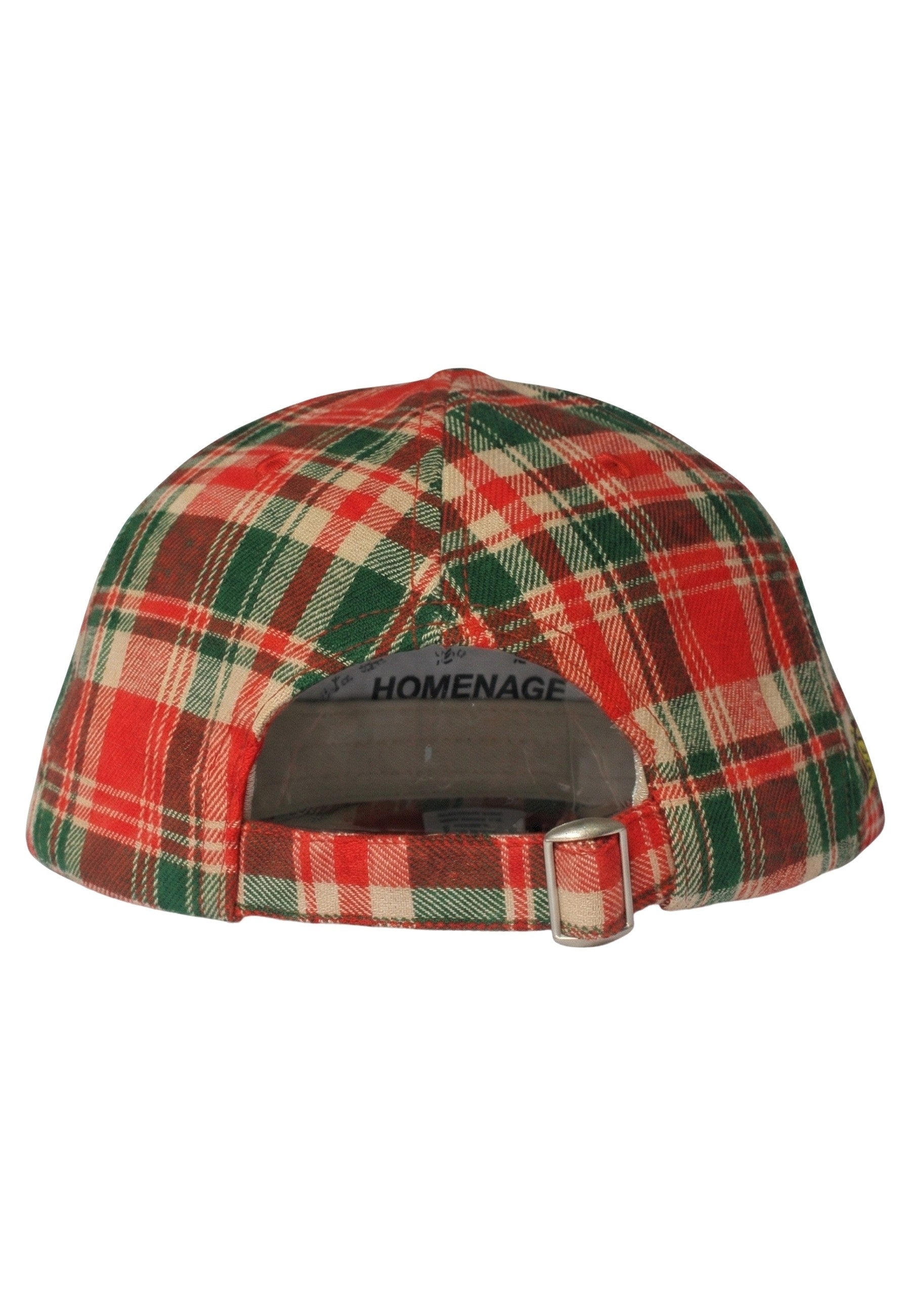 GORRA HOMENAGE ROJA CUADROS THE 90S RESORT PLAID SHAPE