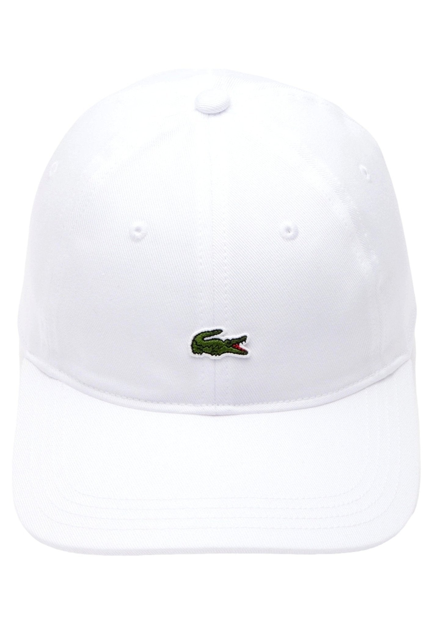GORRA LACOSTE BLANCA SMALL LOGO UNSTRUCTURED CAP - AREA ZERO