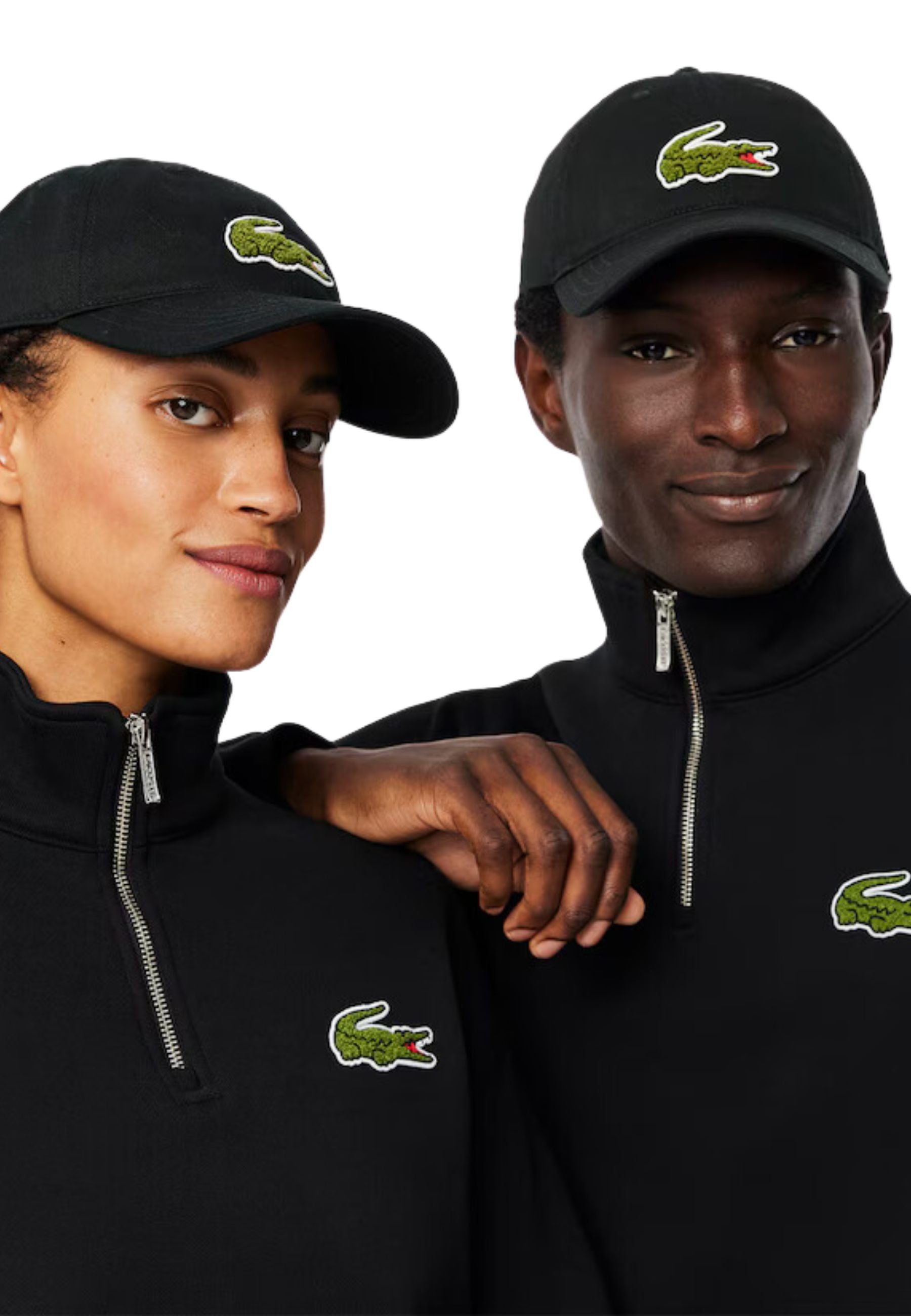 GORRA LACOSTE NEGRA BIG CROCO CAP
