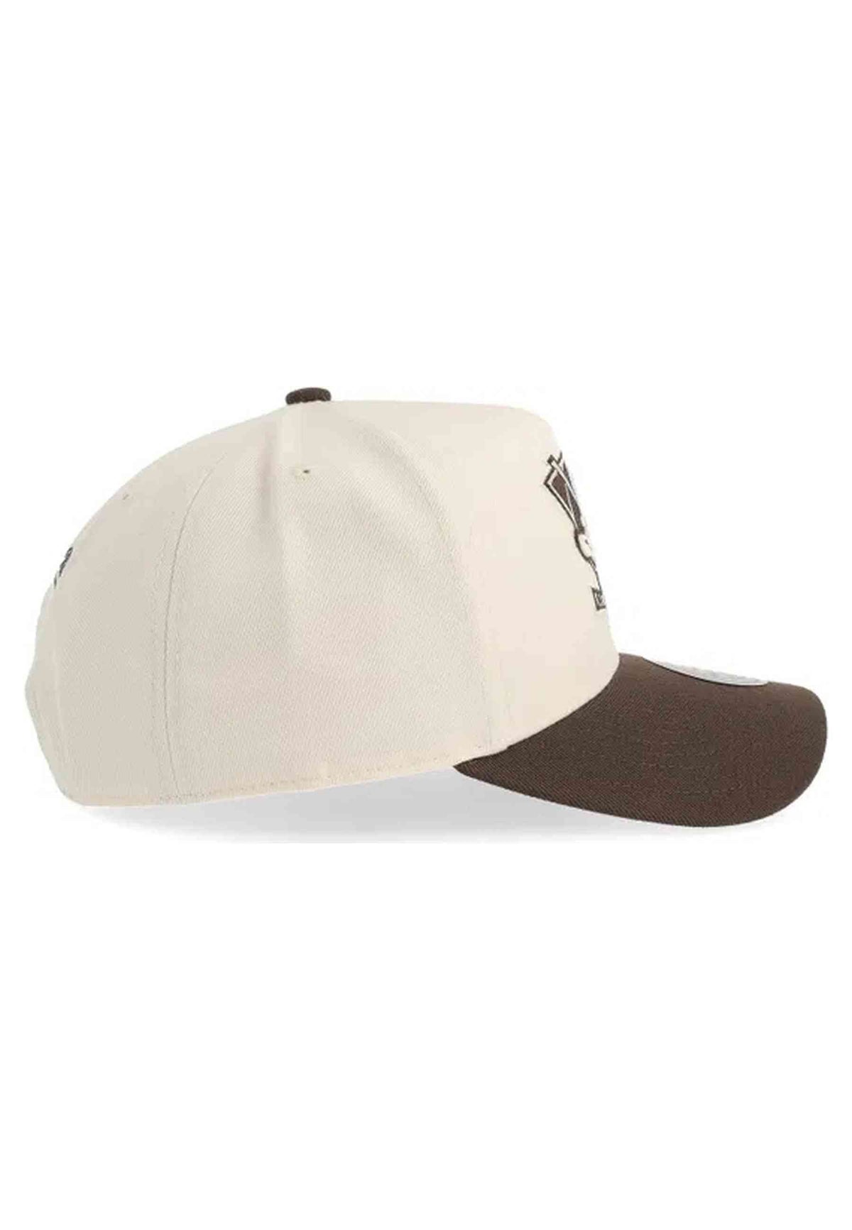 GORRA MITCHELL & NESS CRUDA ANAHEIM DUCKS BROWN & CREAM PRO SNAPBACK