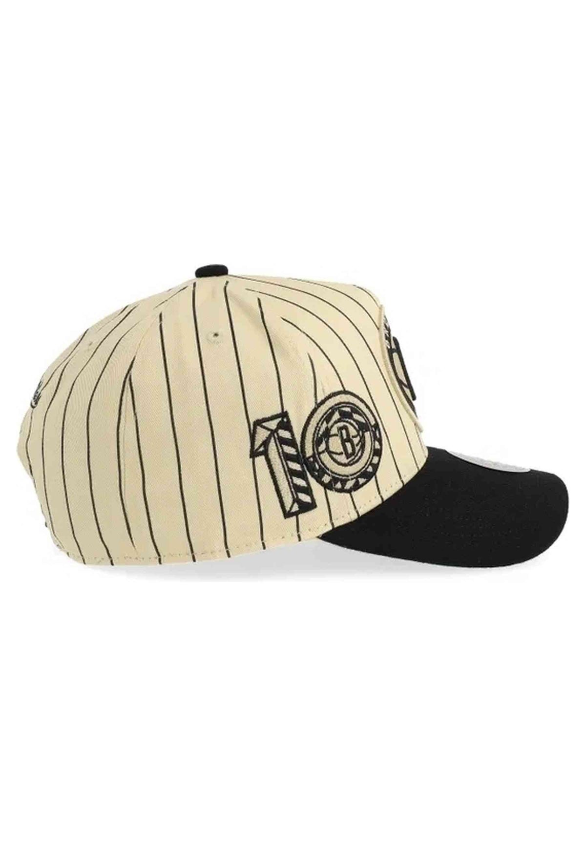 GORRA MITCHELL & NESS CRUDA BROOKLIN NETS RETRO ROOTS STRIPE PRO SNAPBACK