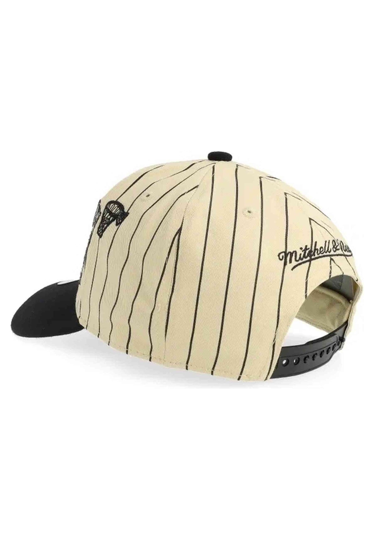 GORRA MITCHELL & NESS CRUDA BROOKLIN NETS RETRO ROOTS STRIPE PRO SNAPBACK