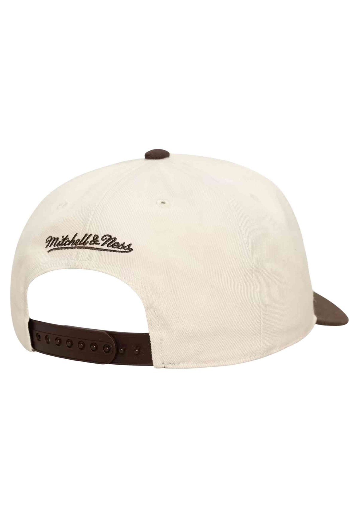 GORRA MITCHELL & NESS CRUDA CHICAGO BULLS BROWN & CREAM PRO SNAPBACK