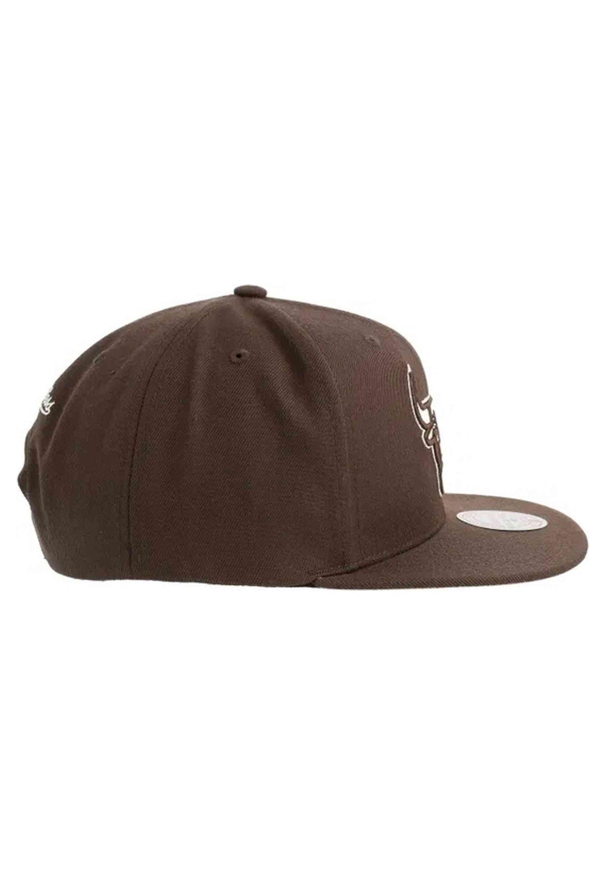 GORRA MITCHELL & NESS MARRON CHICAGO BULLS BROWN & CREAM SNAPBACK