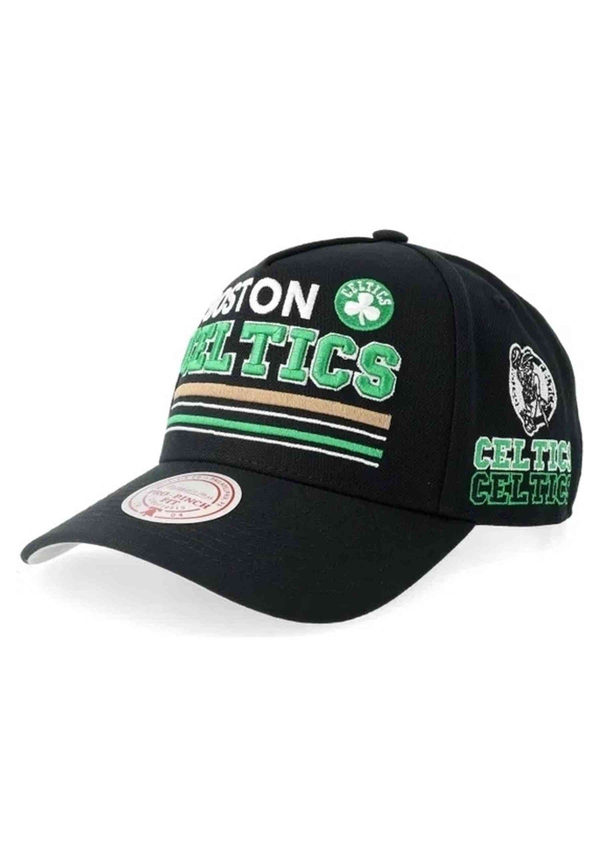 GORRA MITCHELL & NESS NEGRA BOSTON CELTICS TRIPLE CHECK PRO SNAPBACK