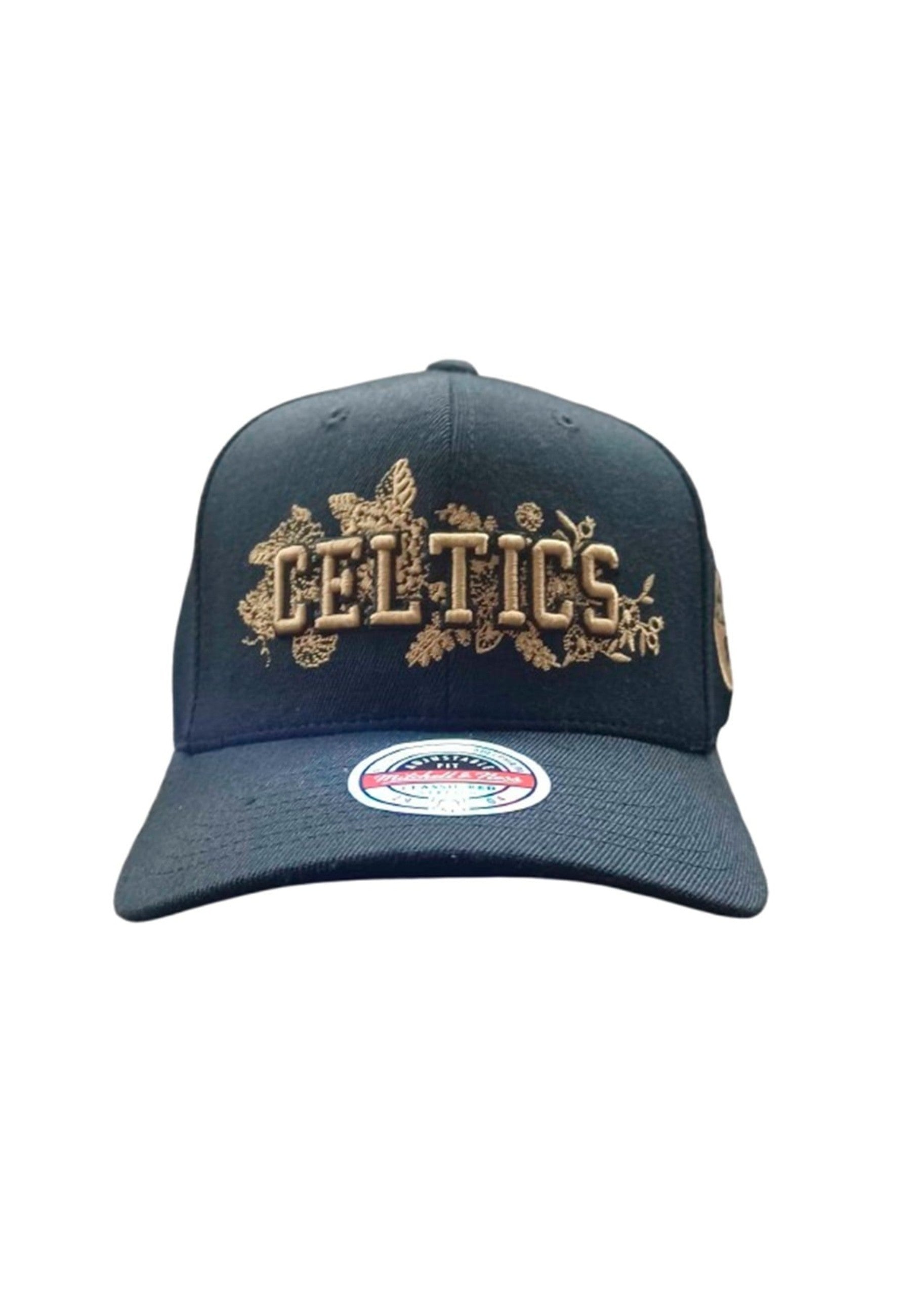 GORRA MITCHELL & NESS NEGRA CELTICS FLOWERS ICON SNAPBACK