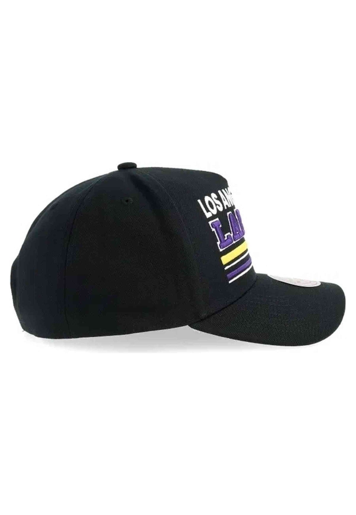 GORRA MITCHELL & NESS NEGRA LOS ANGELES LAKERS TRIPLE CHECK PRO SNAPBACK