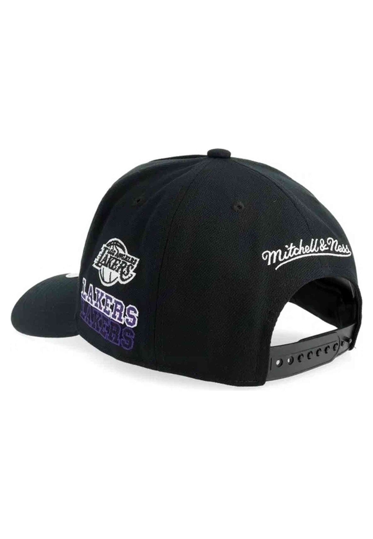 GORRA MITCHELL & NESS NEGRA LOS ANGELES LAKERS TRIPLE CHECK PRO SNAPBACK