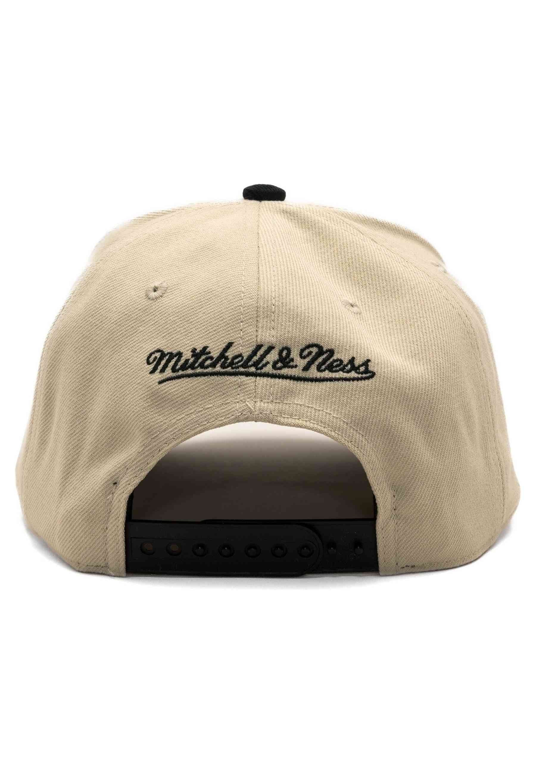GORRA MITCHELL & NESS OFF WHITE VANCOUVER GRIZZLIES HWC TILTED PRO SNAPBACK