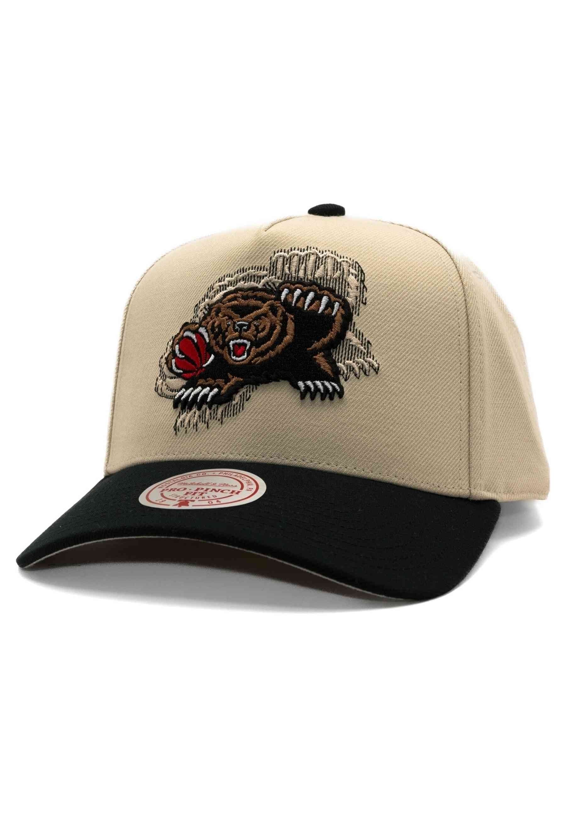 GORRA MITCHELL & NESS OFF WHITE VANCOUVER GRIZZLIES HWC TILTED PRO SNAPBACK