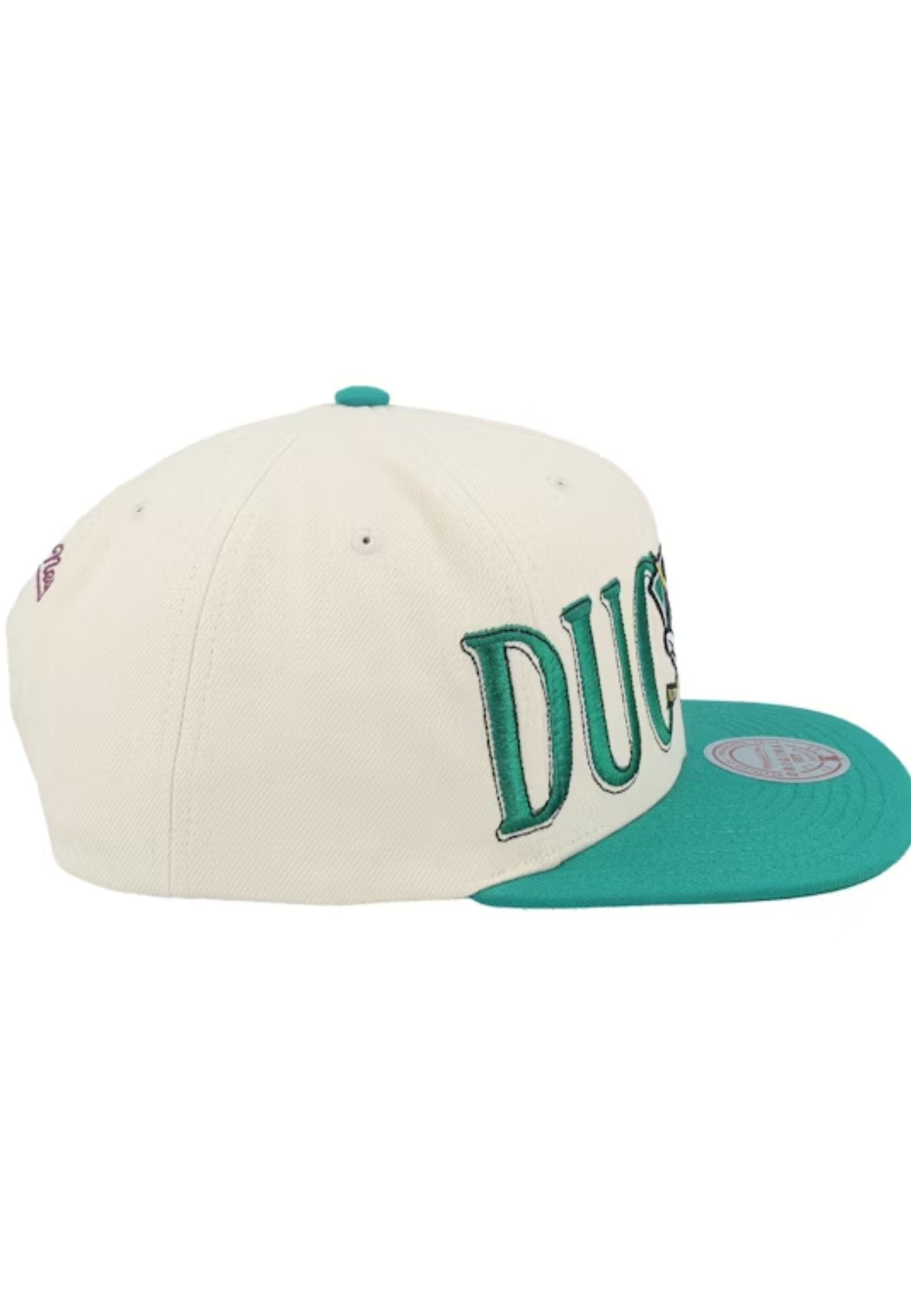 GORRA MITCHELL & NESS BEIGE ANAHEIM DUCKS ACROSS THE BOARD SNAPBACK VNTG - AREA ZERO