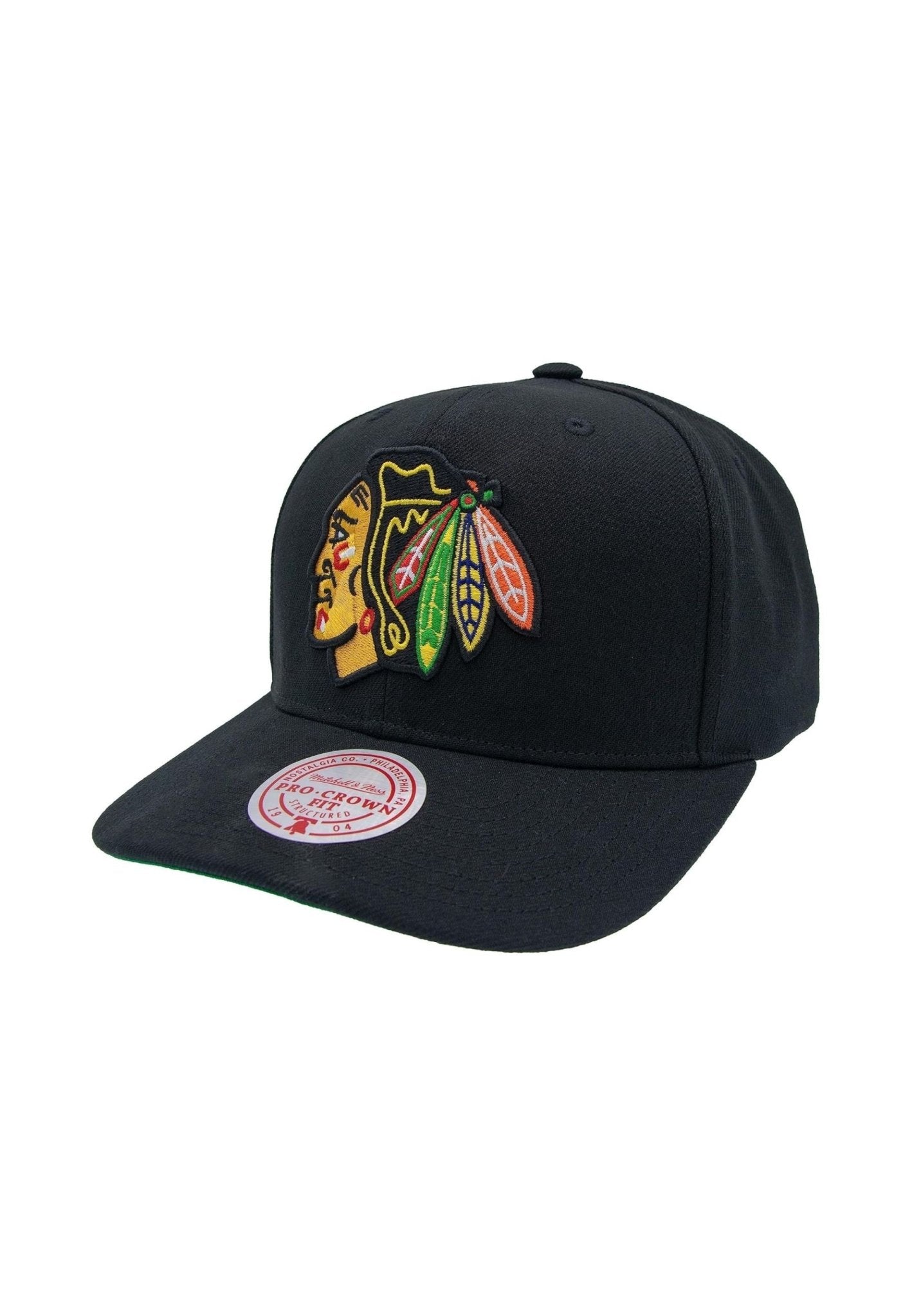 GORRA MITCHELL & NESS NEGRA BLACKHAWKS NHL XL LOGO SNAPBACK - AREA ZERO