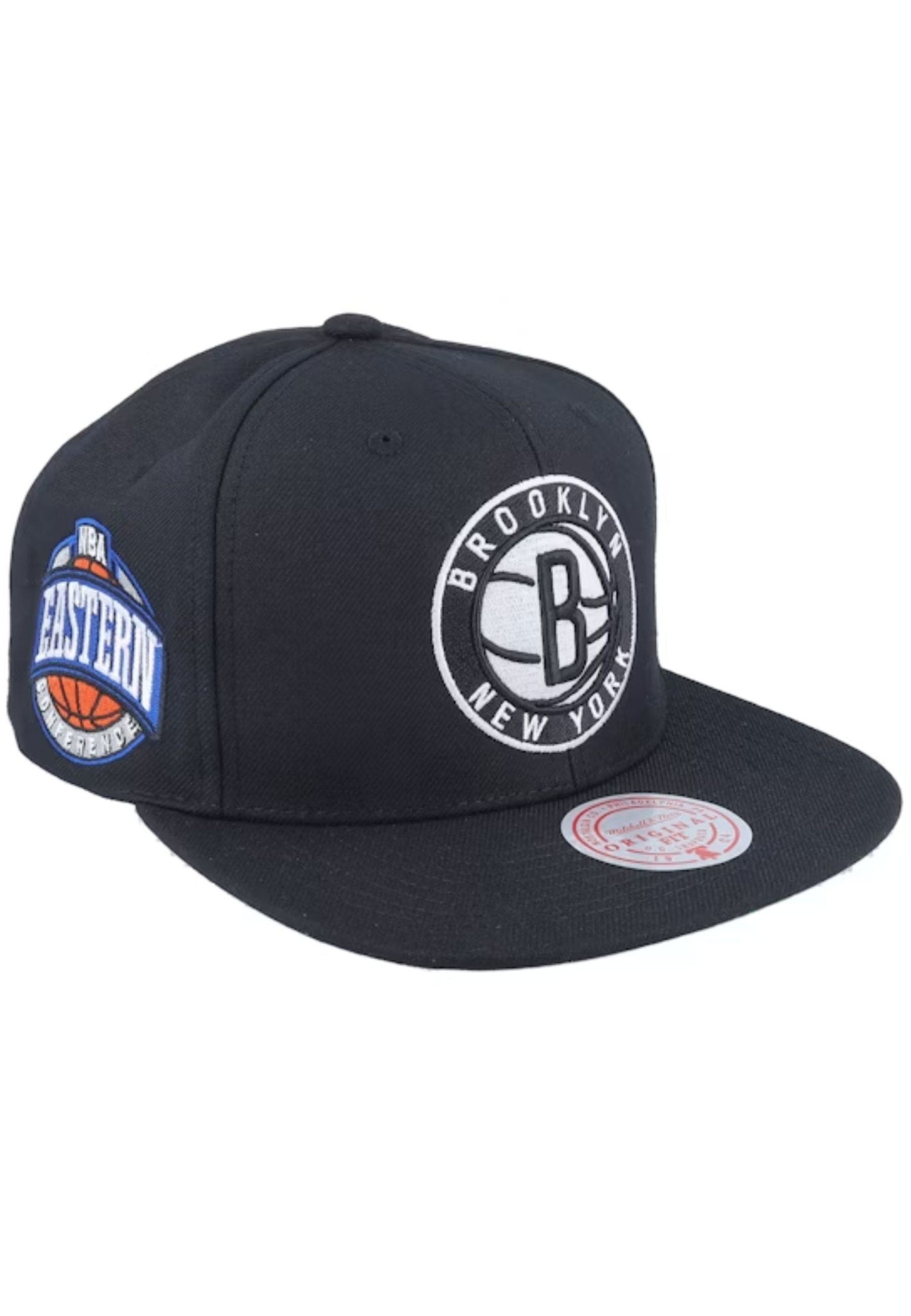 GORRA MITCHELL & NESS NEGRA BROOKLIN NETS CONFERENCE SIDE PATCH SNAPBACK - AREA ZERO