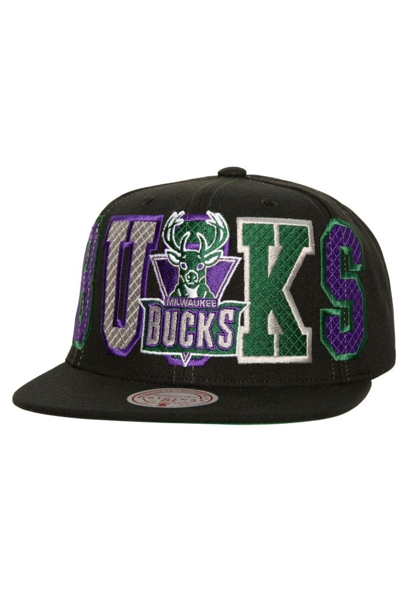 GORRA MITCHELL & NESS NEGRA BUCKS VARSITY BUST SNAPBACK - AREA ZERO
