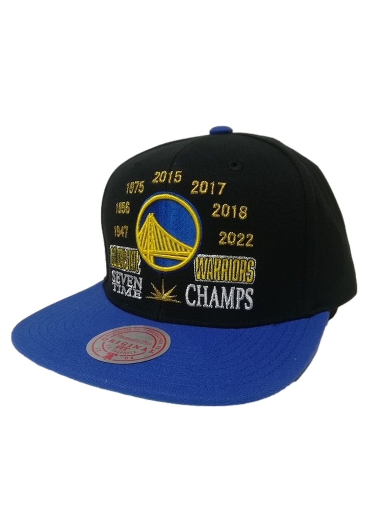 GORRA MITCHELL & NESS NEGRA GOLDEN STATE CHAMP IS HERE SNAPBACK - AREA ZERO