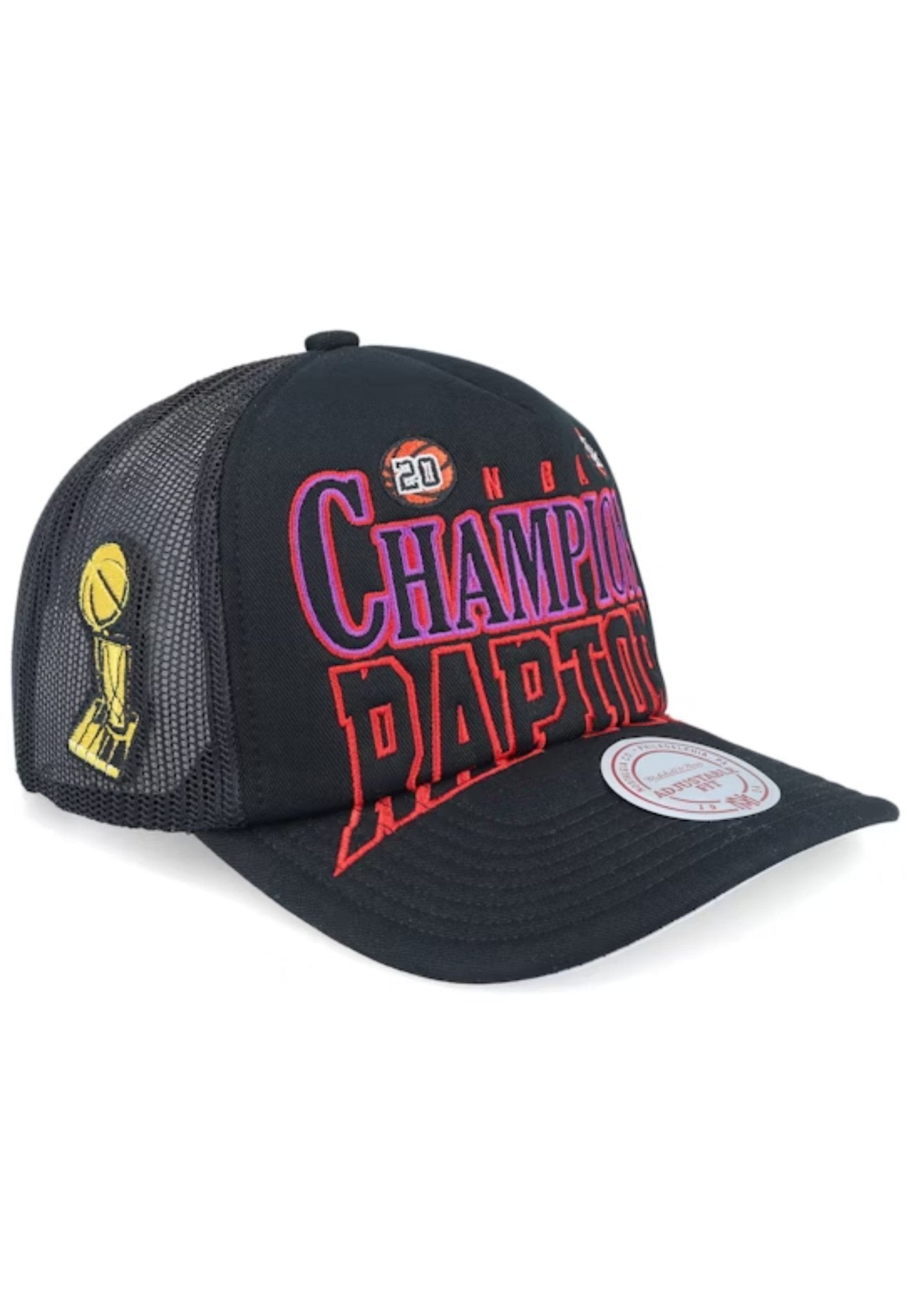 GORRA MITCHELL & NESS NEGRA TORONTO RAPTORS BIG CHAMP TRUCKER CAP - AREA ZERO