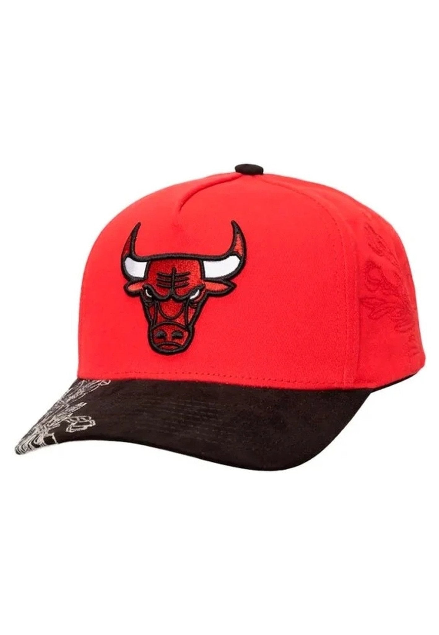 GORRA MITCHELL & NESS ROJA BULLS MAY FLOWERS PRO SNAPBACK - AREA ZERO
