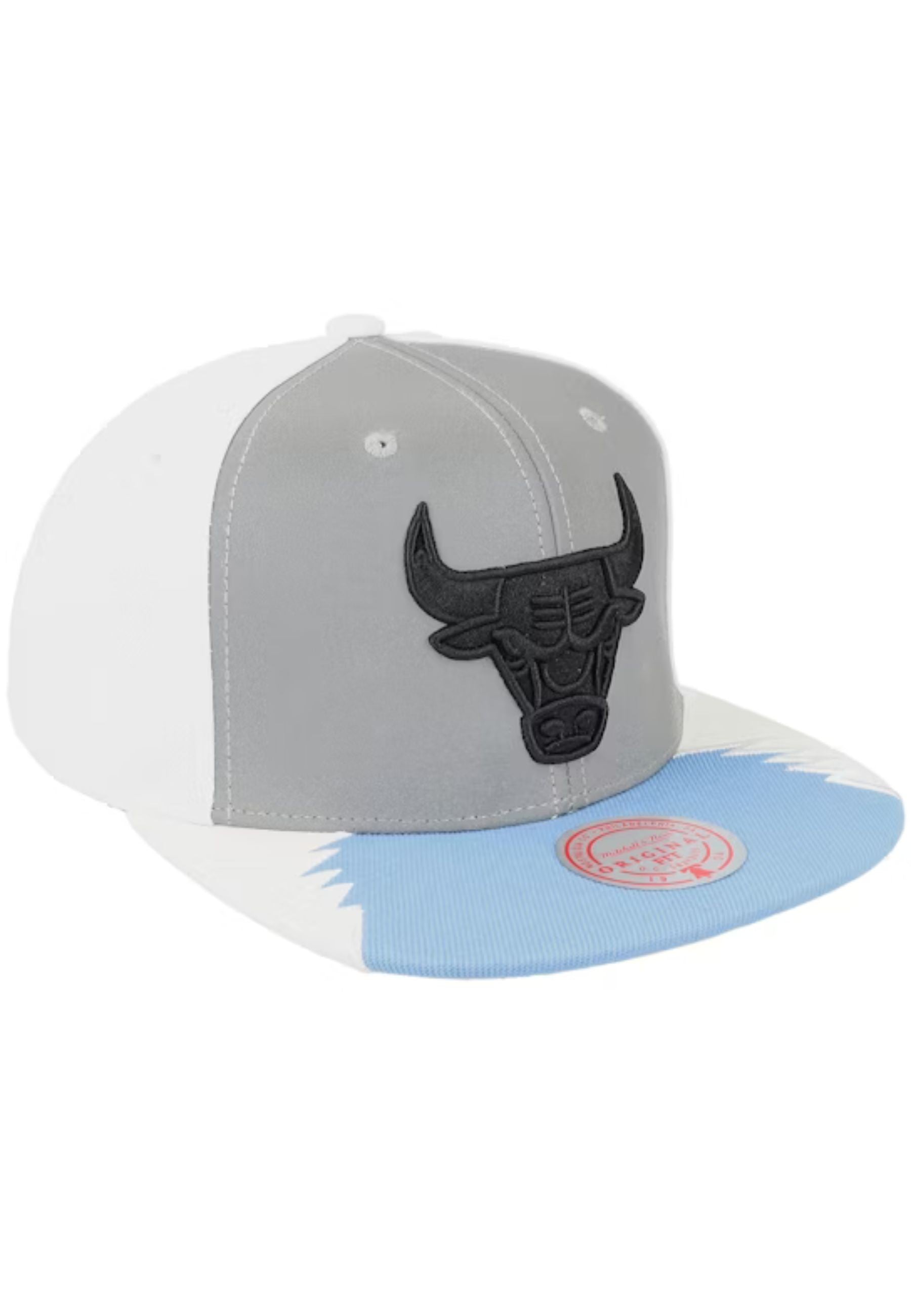 GORRA MITCHELL & NESS BLANCA/AZUL BULLS DAY FIVE SNAPBACK