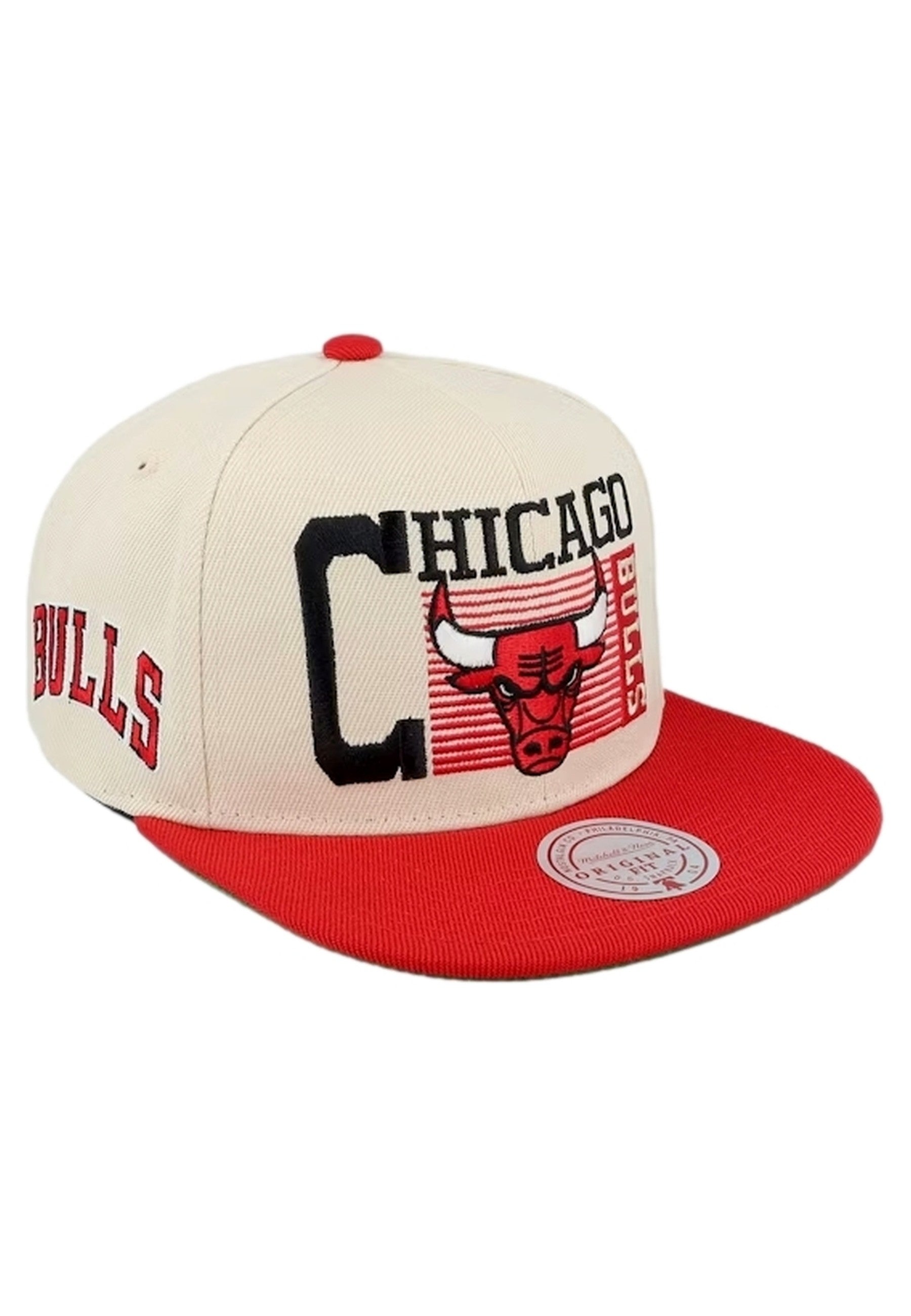 GORRA MITCHELL & NESS BLANCA BULLS SPEED ZONE SNAPBACK