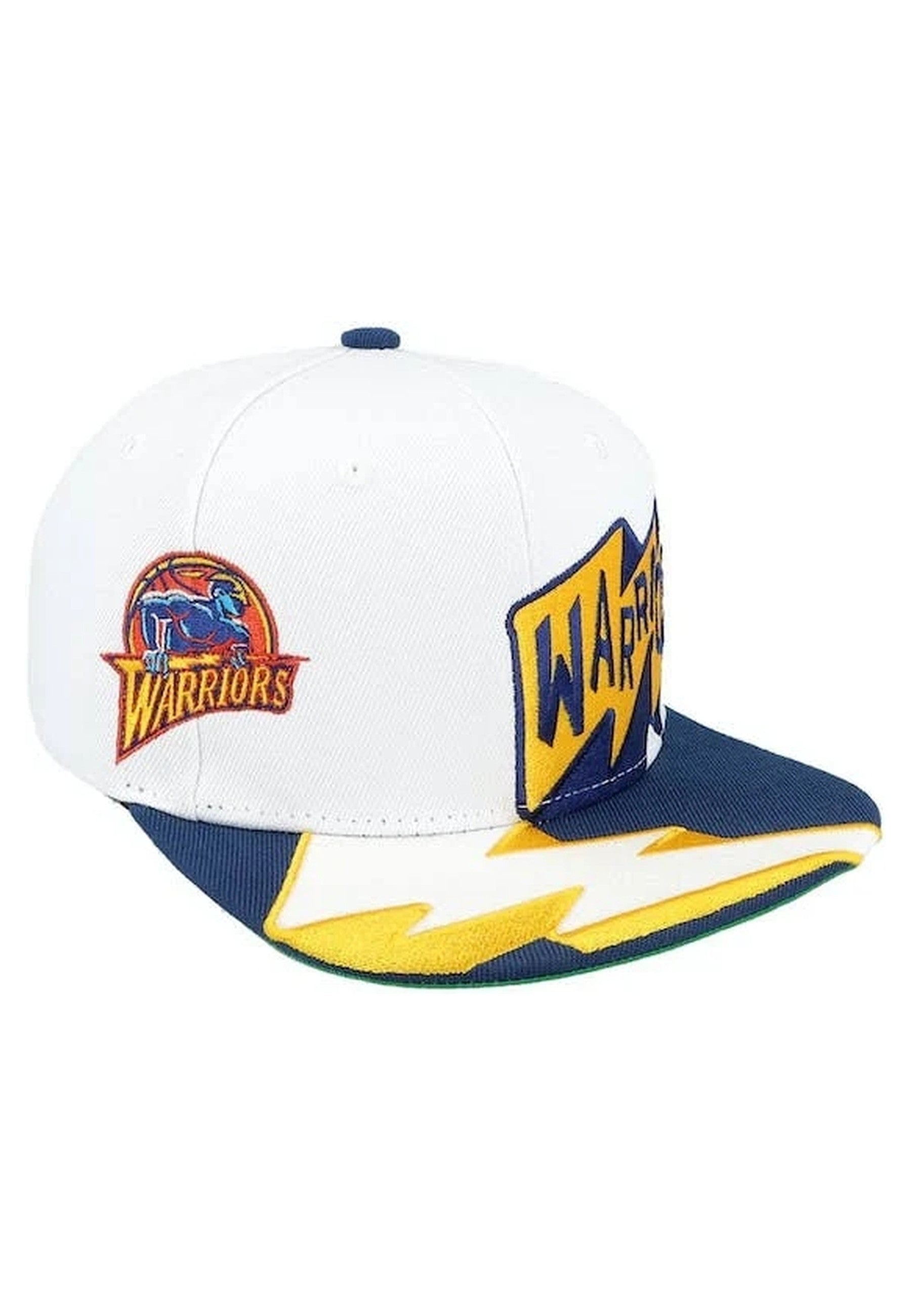 GORRA MITCHELL & NESS BLANCA GOLDEN STATE FASTIME SNAPBACK