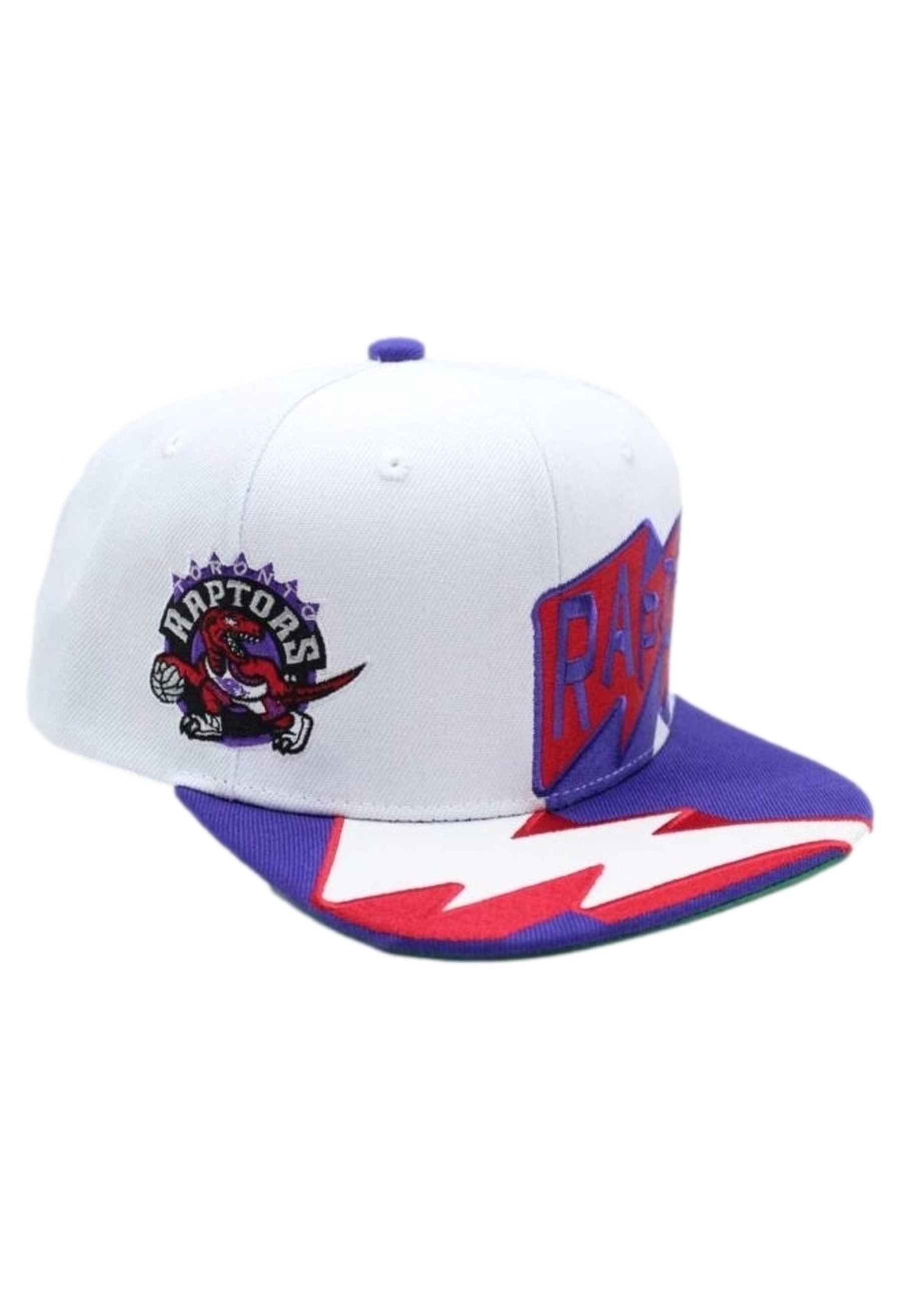 GORRA MITCHELL & NESS BLANCA RAPTORS FASTIME SNAPBACK