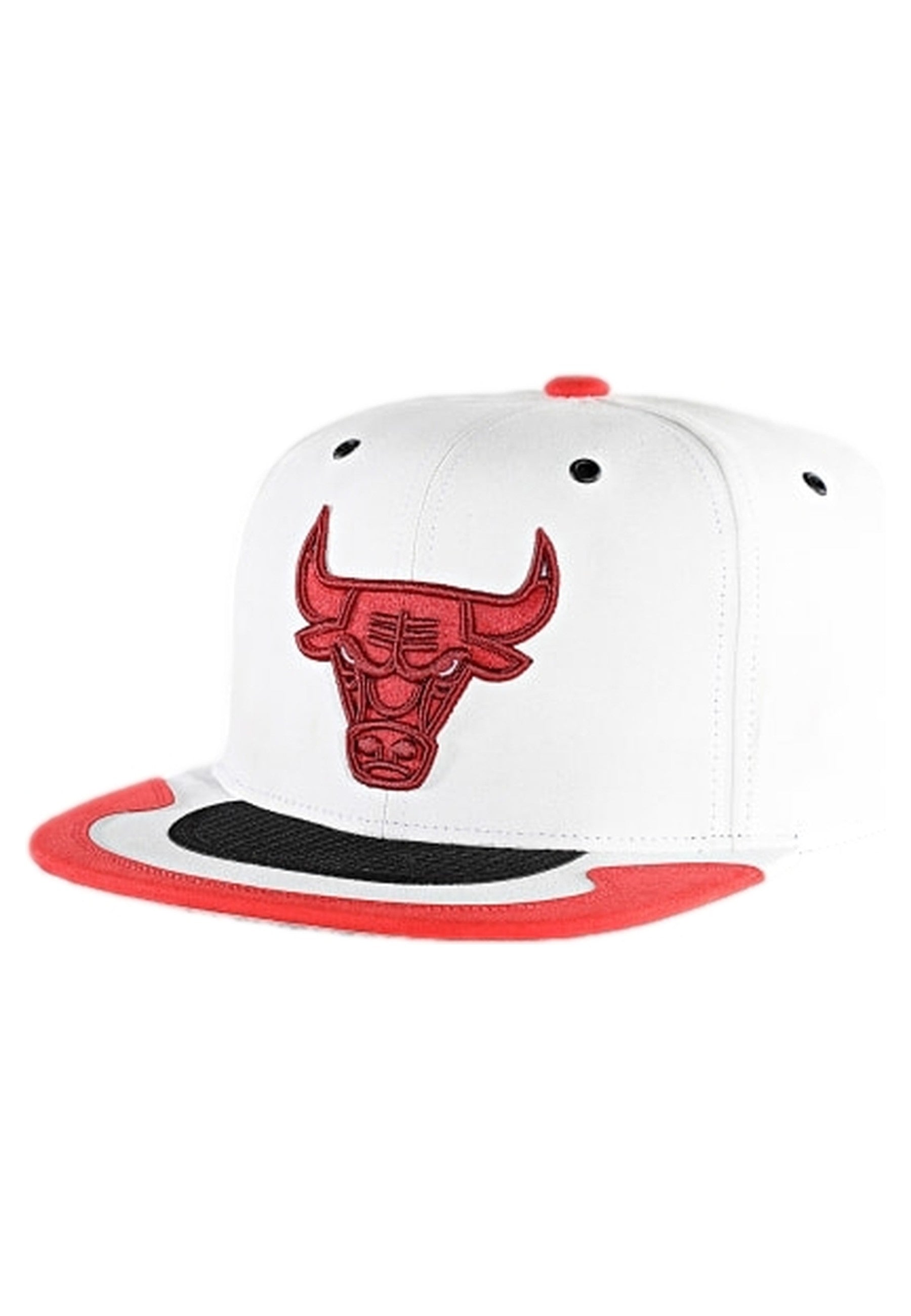 GORRA MITCHELL & NESS BLANCA/ROJA BULLS DAY FOUR SNAPBACK