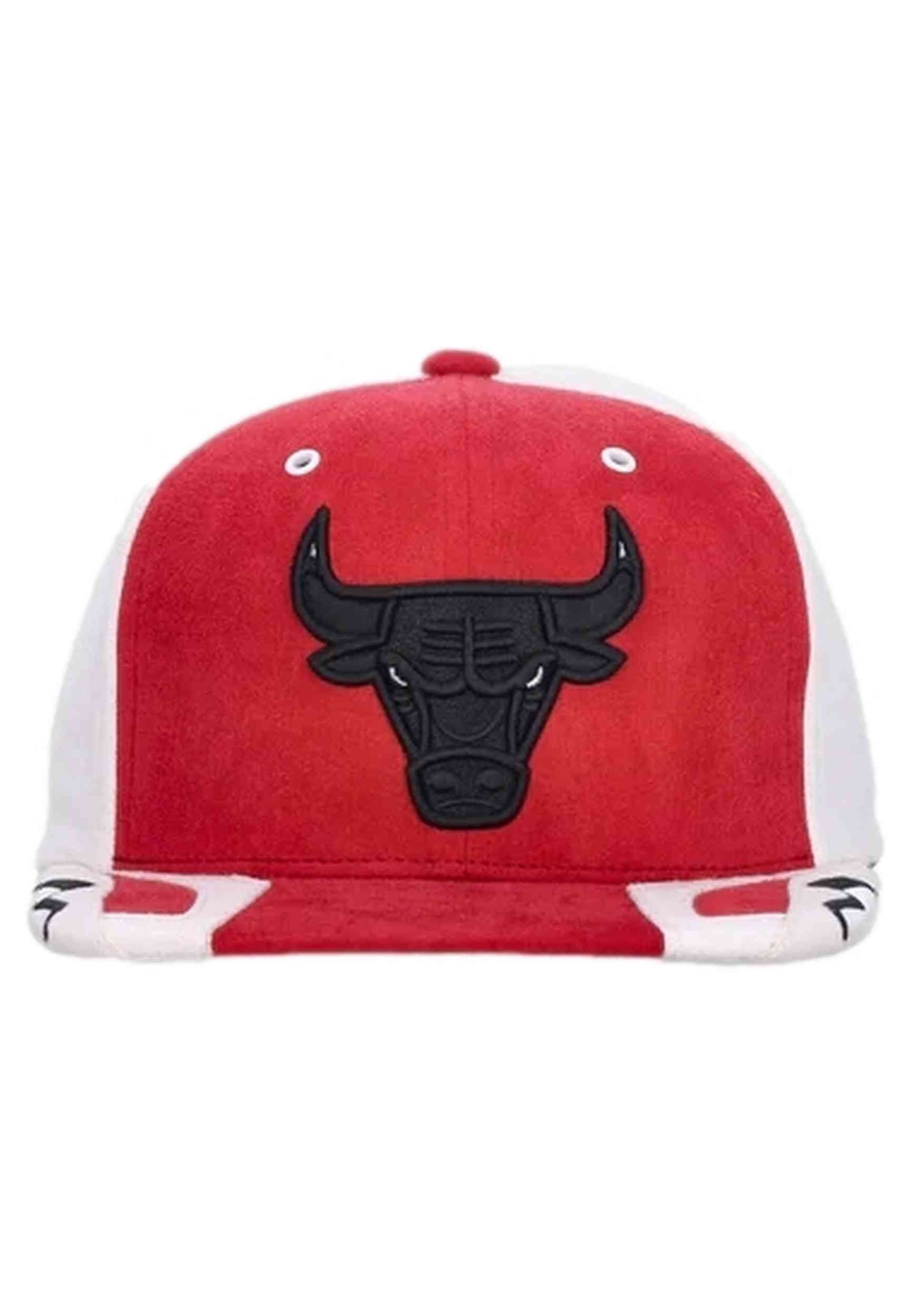 GORRA MITCHELL & NESS BLANCA/ROJA BULLS DAY SIX SNAPBACK