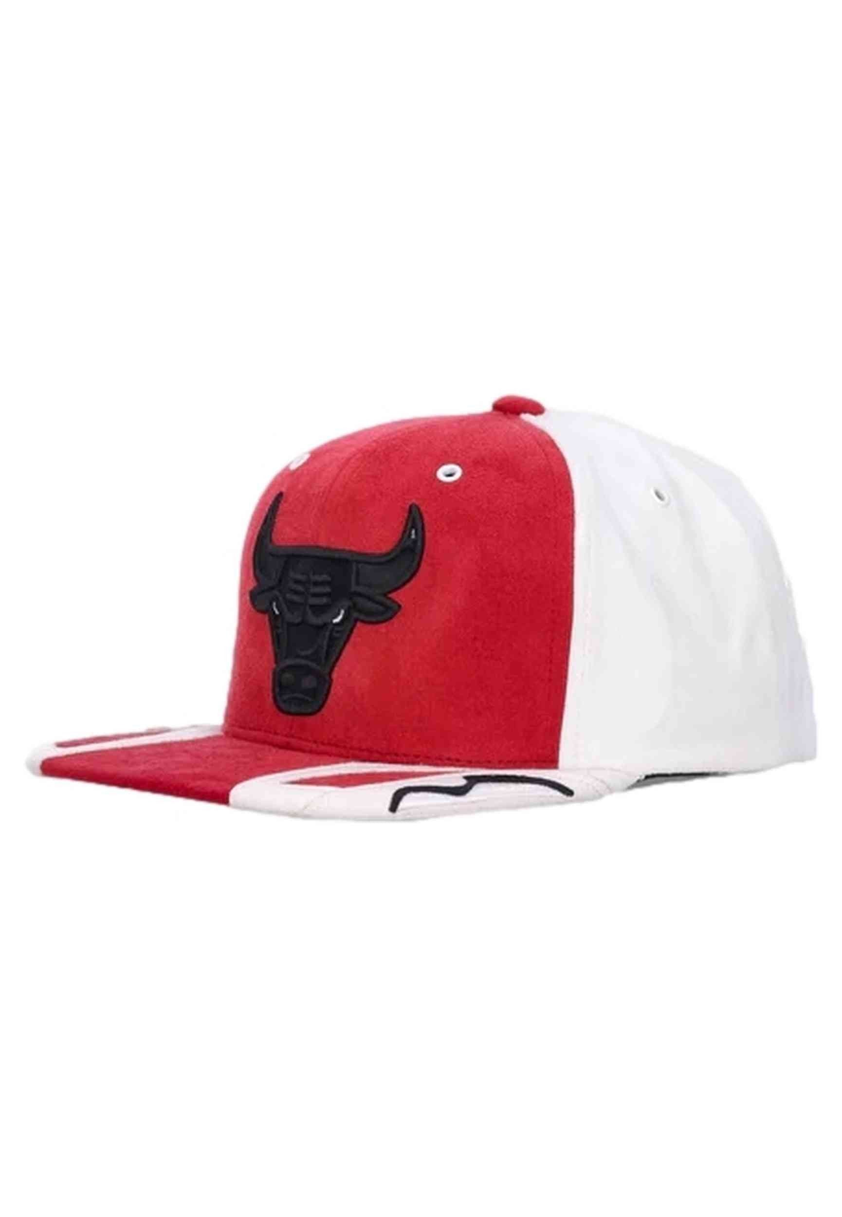 GORRA MITCHELL & NESS BLANCA/ROJA BULLS DAY SIX SNAPBACK