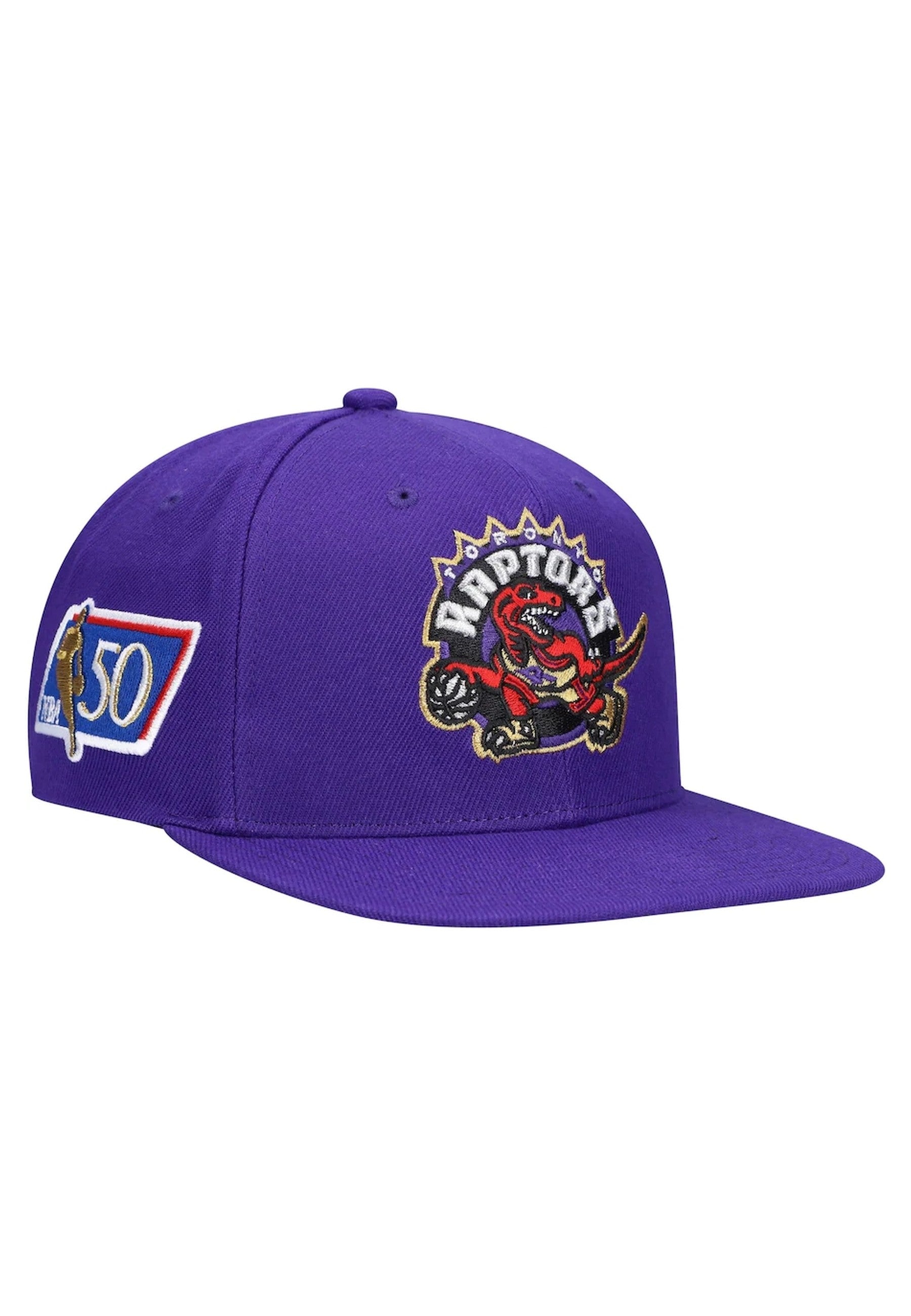 GORRA MITCHELL & NESS MORADA RAPTORS TEAM GROUND 2.0 HWC SNAPBACK