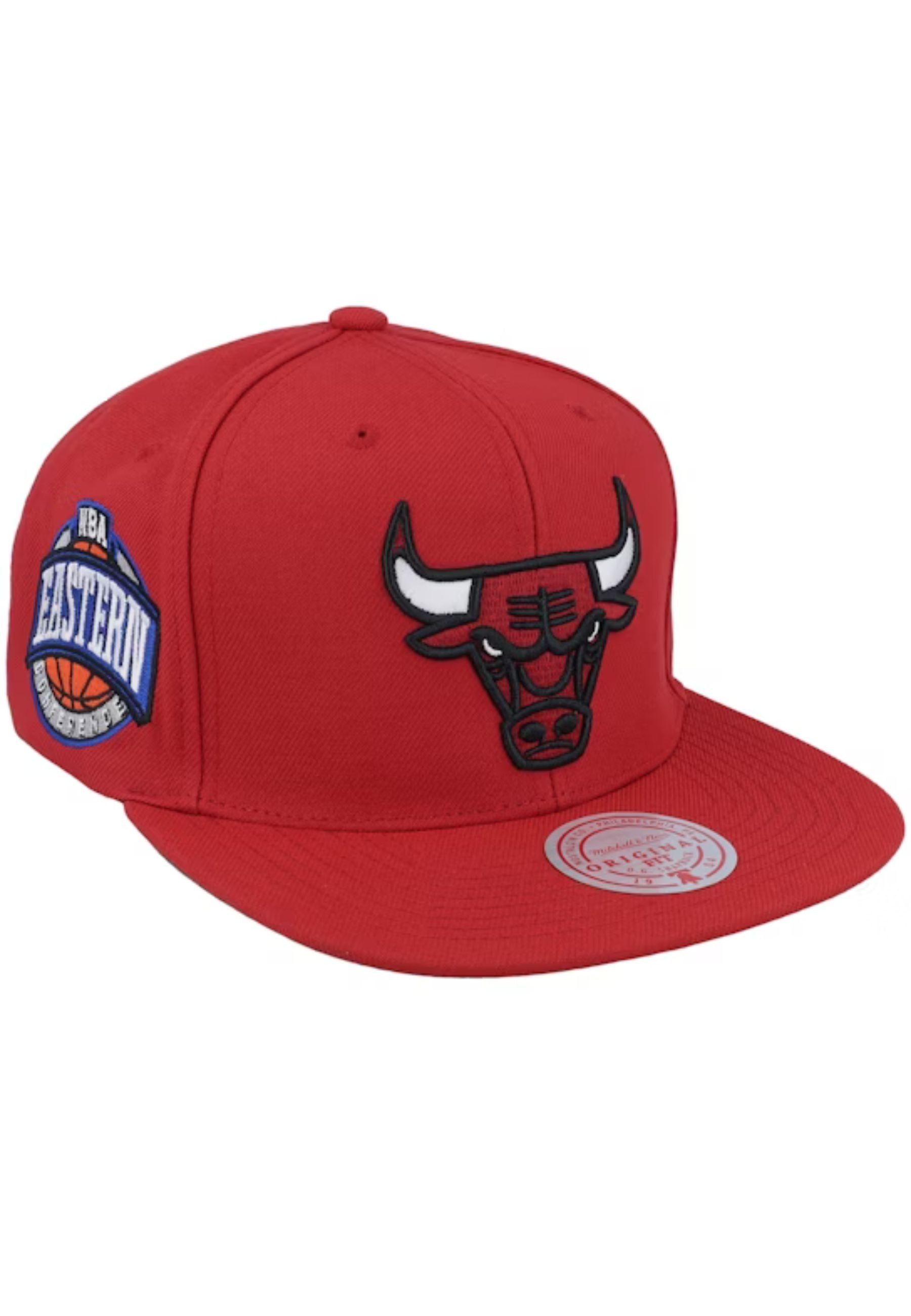 GORRA MITCHELL & NESS ROJA CHICAGO BULLS CONFERENCE SIDE PATCH SNAPBACK