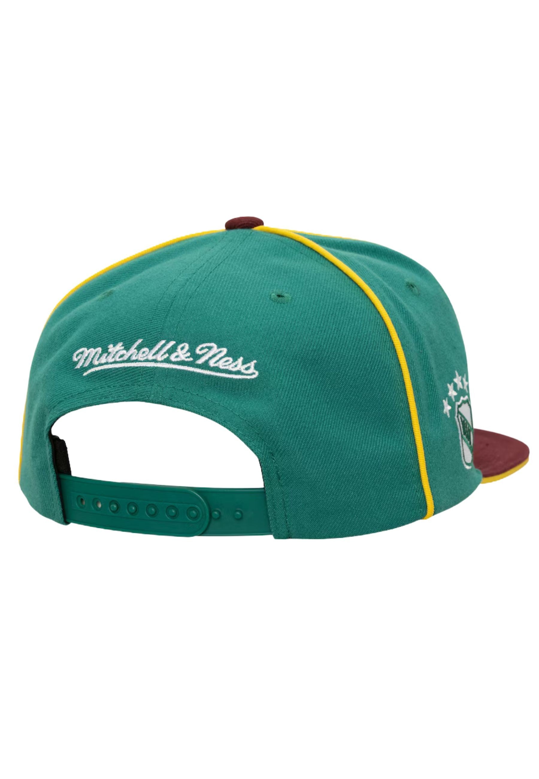 GORRA MITCHELL & NESS TEAL NHL PIPE SNAPBACK VNTG DUCKS