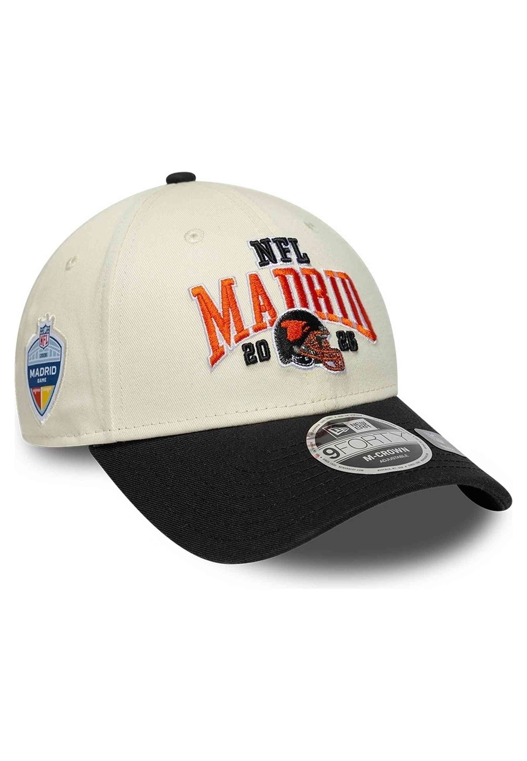 GORRA NEW ERA 9FORTY M-CROWN CINCINNATI BENGALS NFL MADRID GAMES BEIGE
