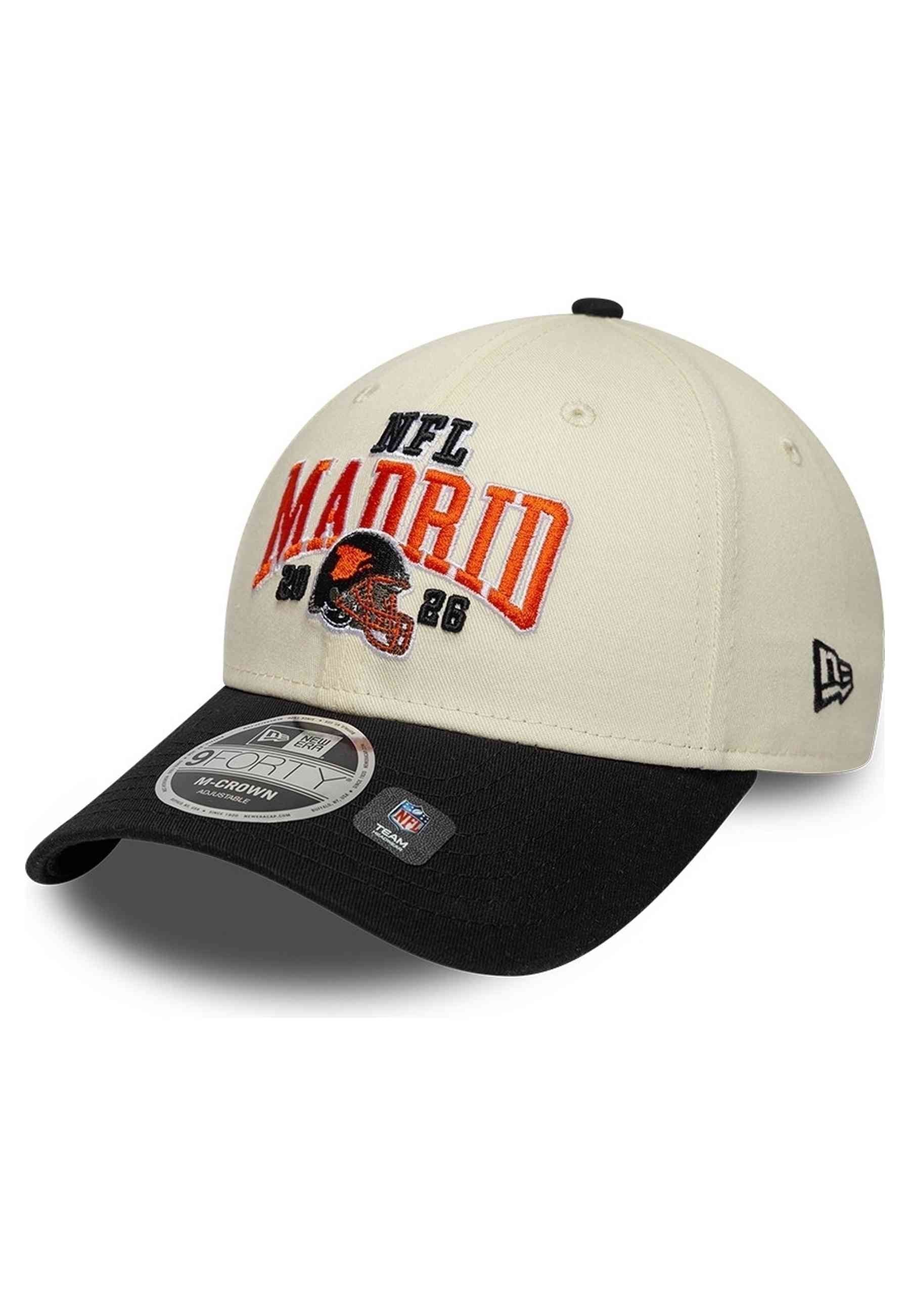 GORRA NEW ERA 9FORTY M-CROWN CINCINNATI BENGALS NFL MADRID GAMES BEIGE