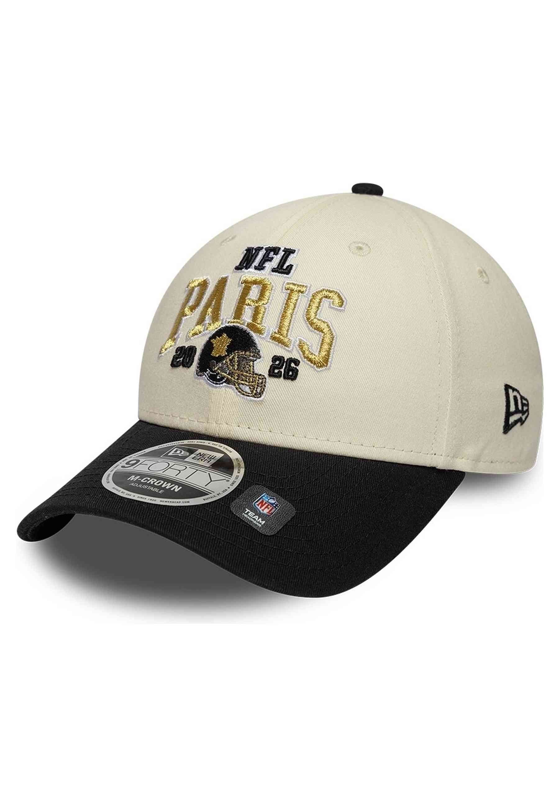 GORRA NEW ERA 9FORTY M-CROWN NEW ORLEAN SAINTS NFL PARIS GAMES BEIGE
