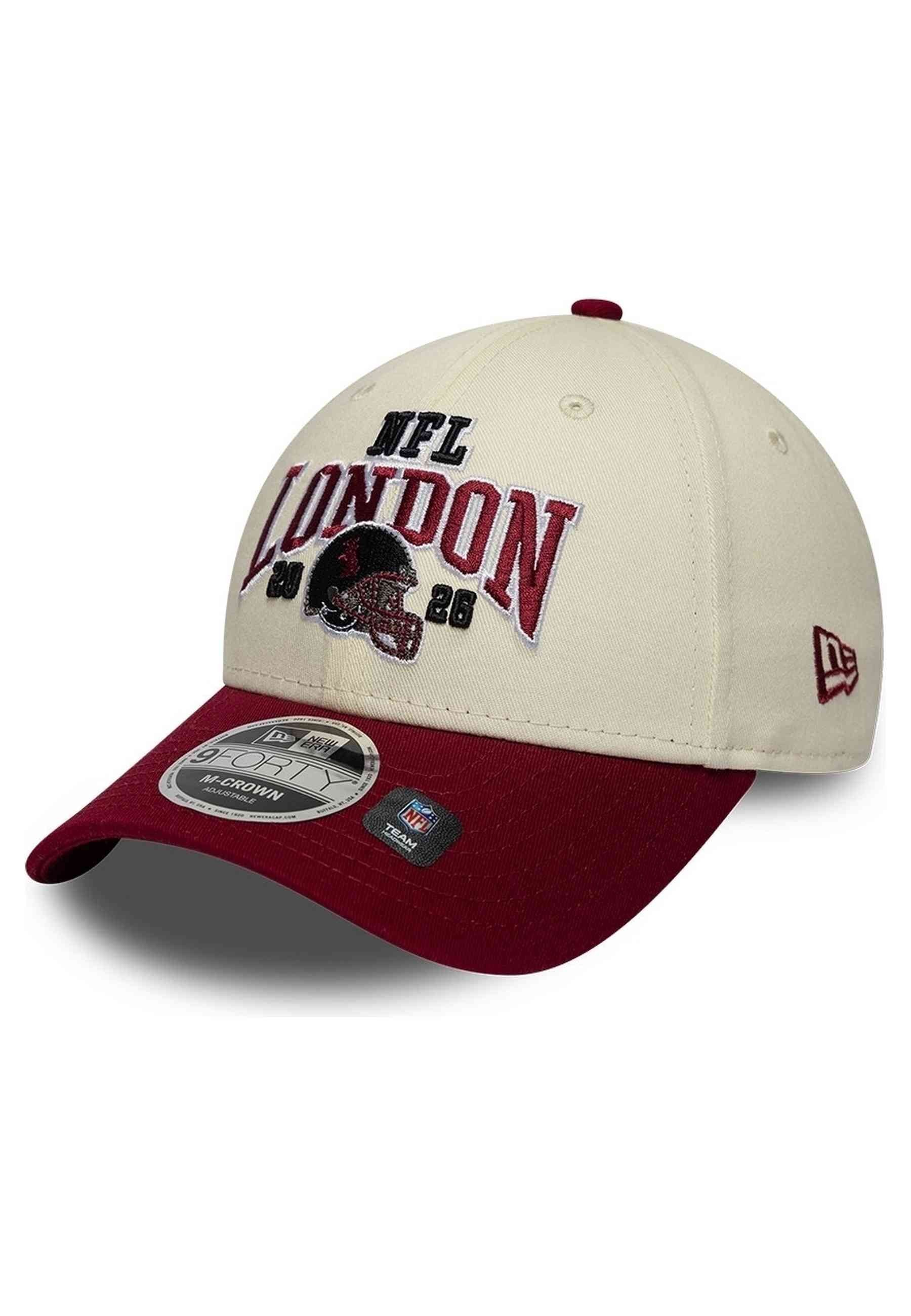 GORRA NEW ERA 9FORTY M-CROWN WASHINGTON COMMANDERS NFL LONDON GAMES BEIGE