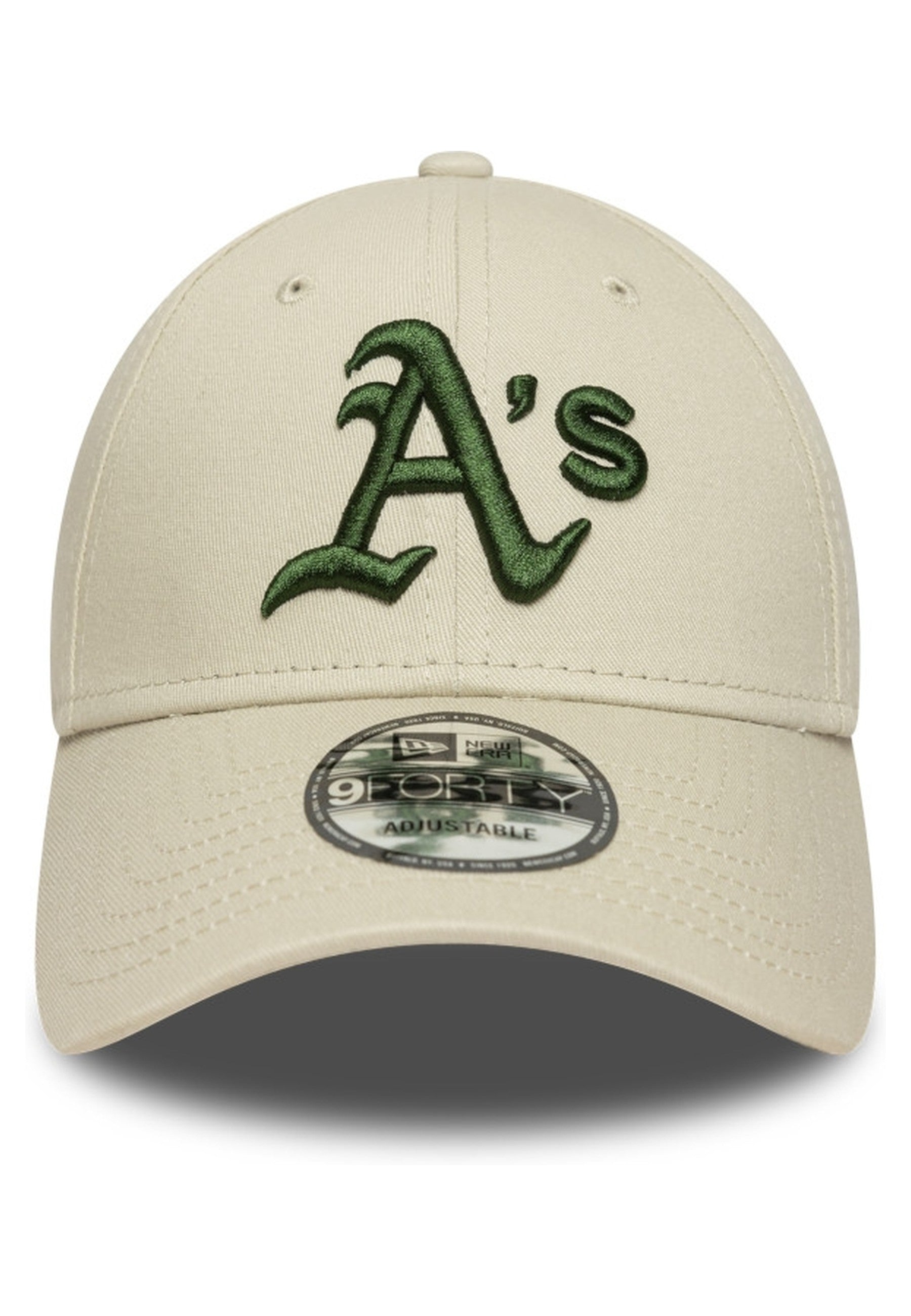 GORRA NEW ERA BEIGE ATHLETICS LEAGUE ESSENTIAL 9FORTY OAKATH