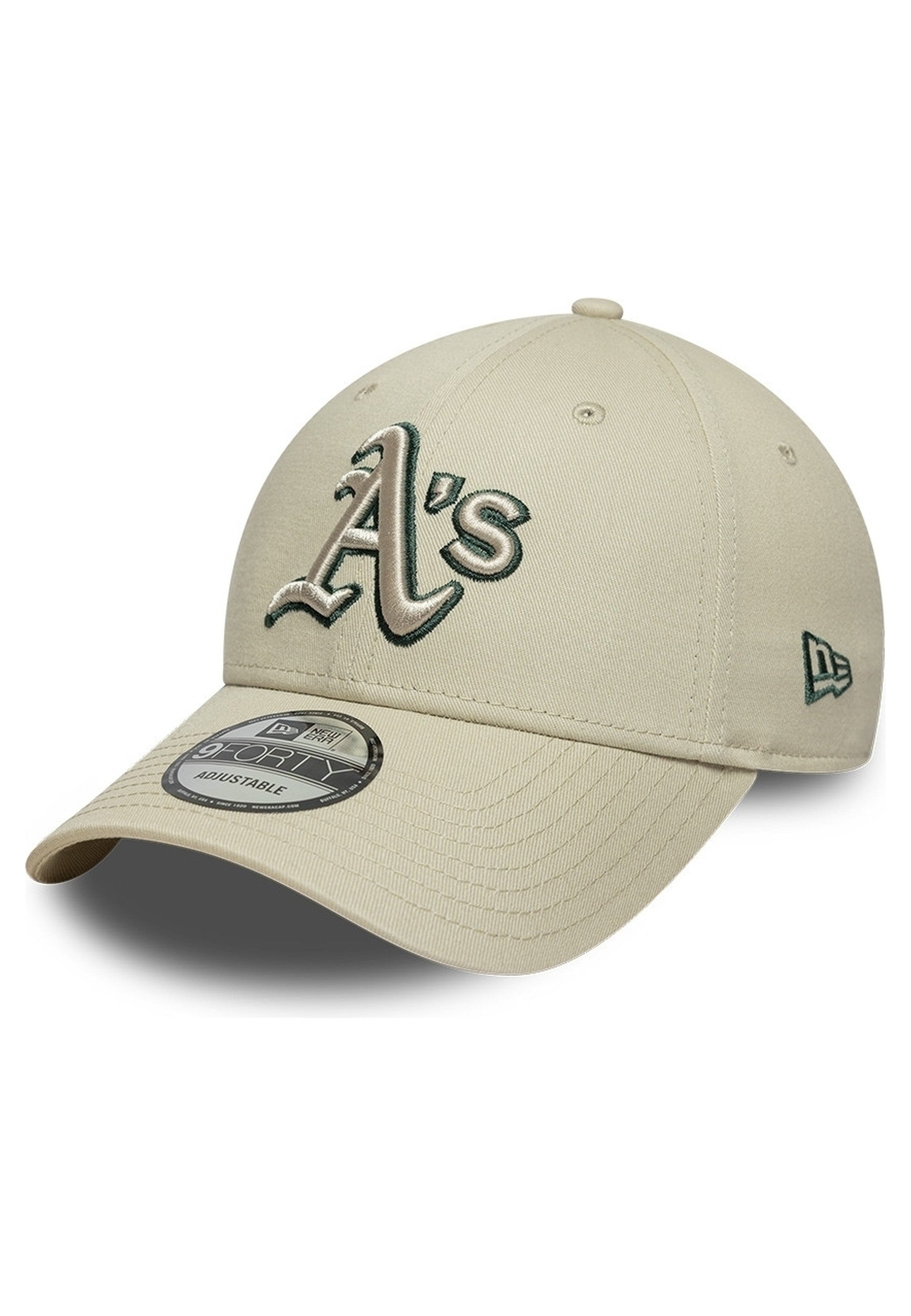 GORRA NEW ERA BEIGE ATHLETICS TEAM OUTLINE 9FORTY OAKATH