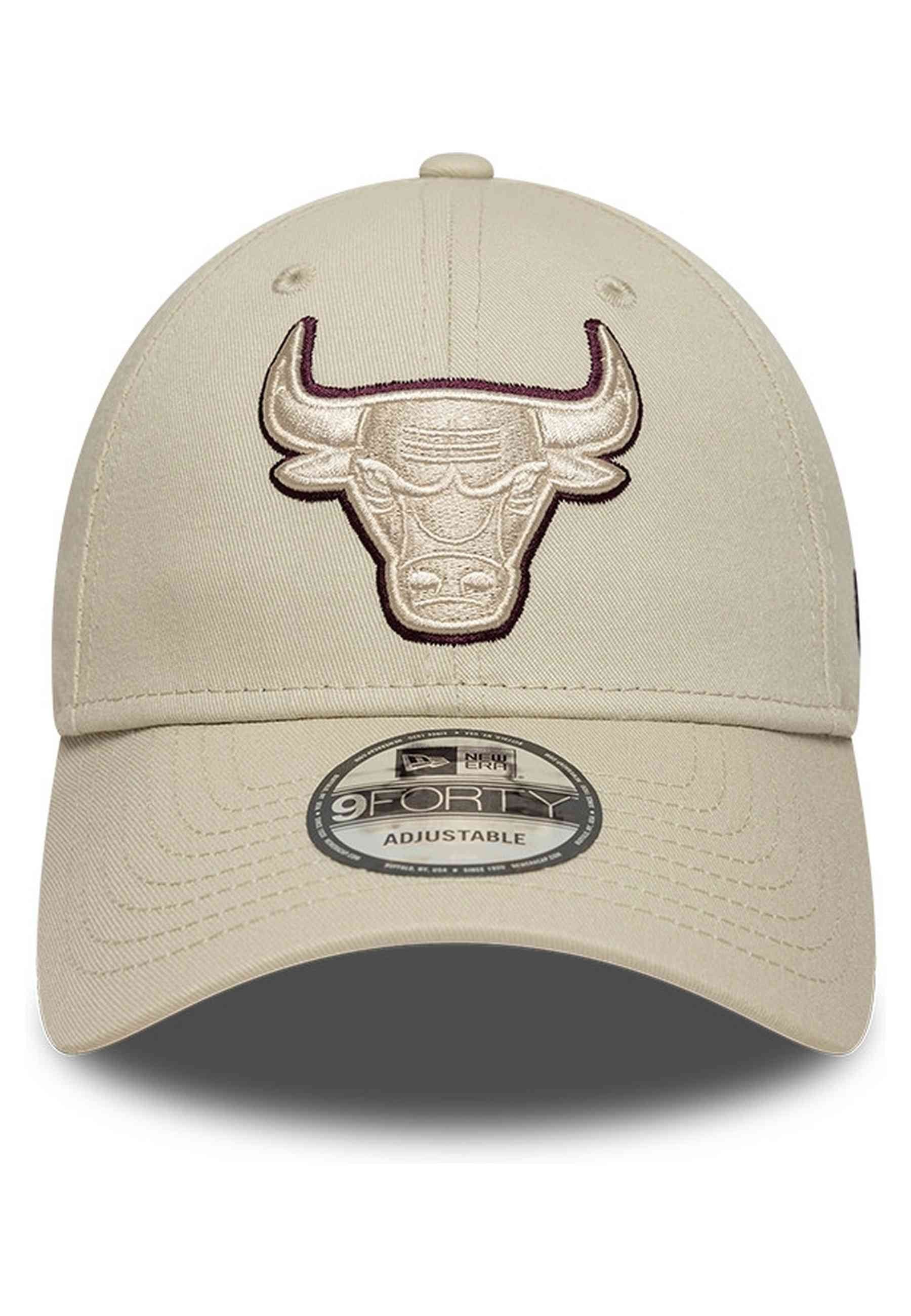 GORRA NEW ERA BEIGE BULLS TEAM OUTLINE 9FORTY CHIBUL