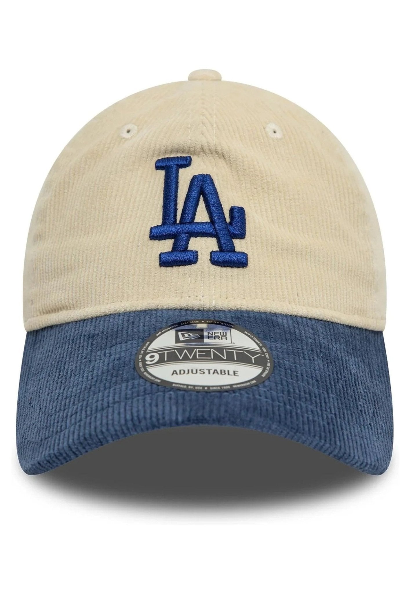 GORRA NEW ERA BEIGE DODGERS BLOCK CORD 9TWENTY LOSDOD - AREA ZERO