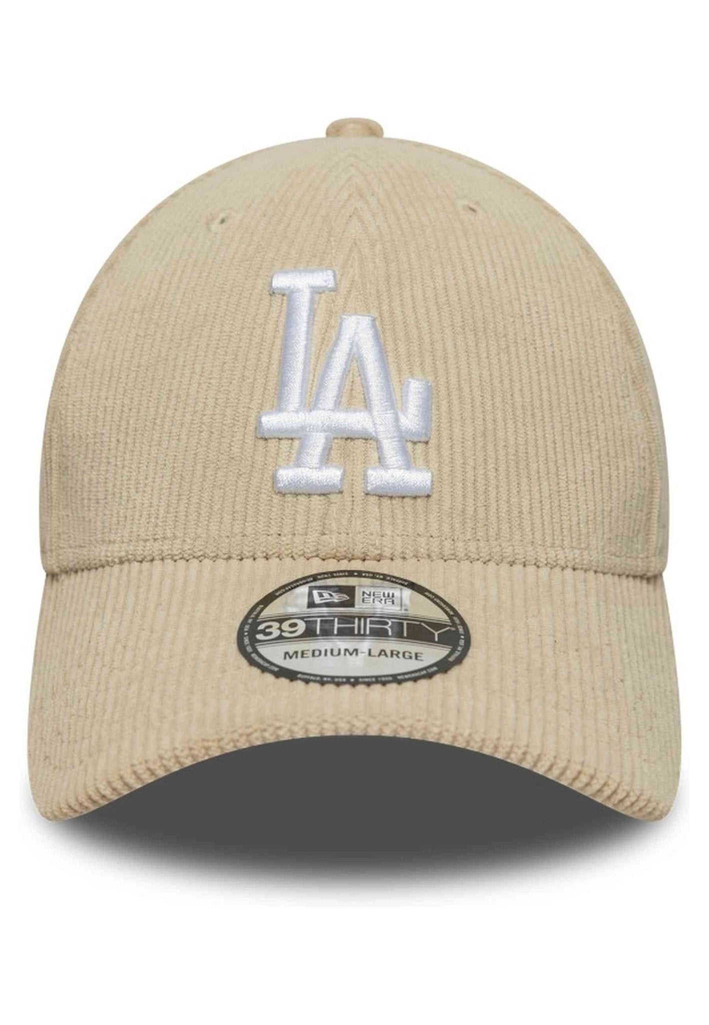 GORRA NEW ERA BEIGE DODGERS CORD 39THIRTY LOSDOD - AREA ZERO