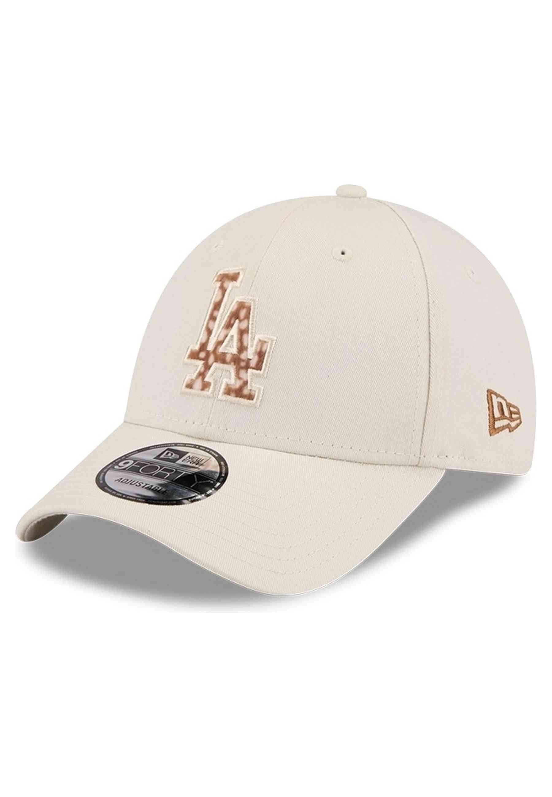 GORRA NEW ERA BEIGE DODGERS FAUX PONY INFILL 9FORTY LOSDOD